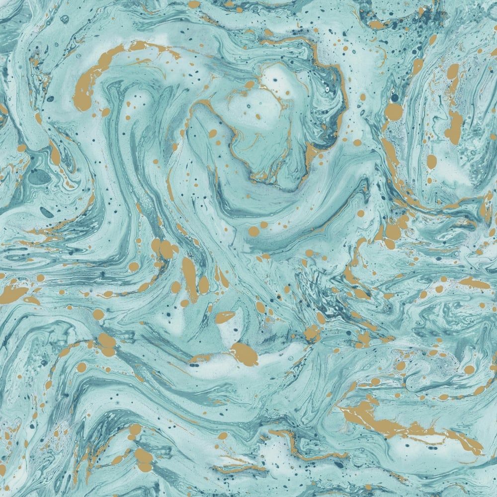 Holden Azurite Abstract Pattern Wallpaper Paint Swirl 90120