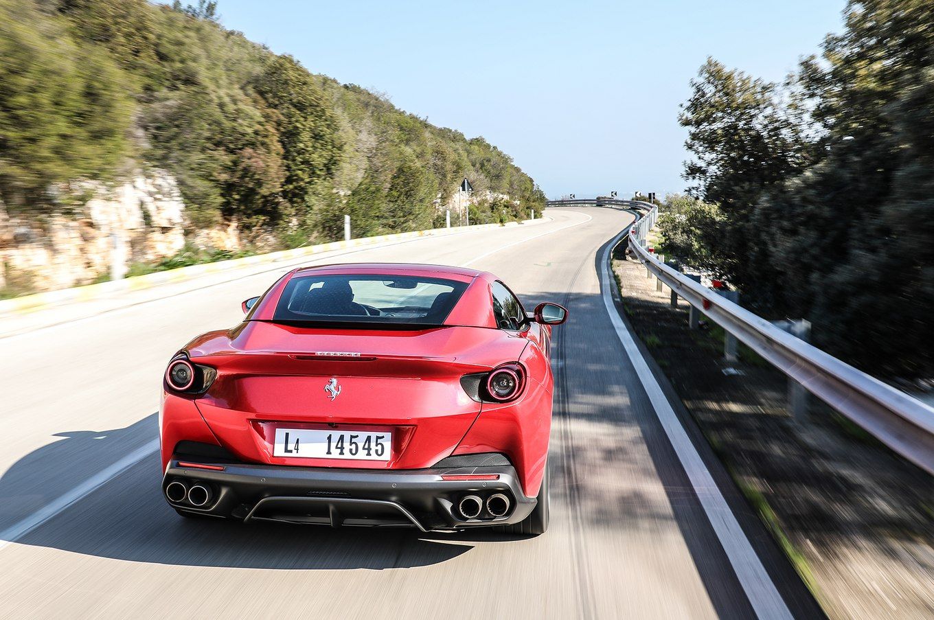 Ferrari Portofino Rear Wallpaper .newcarcars.com