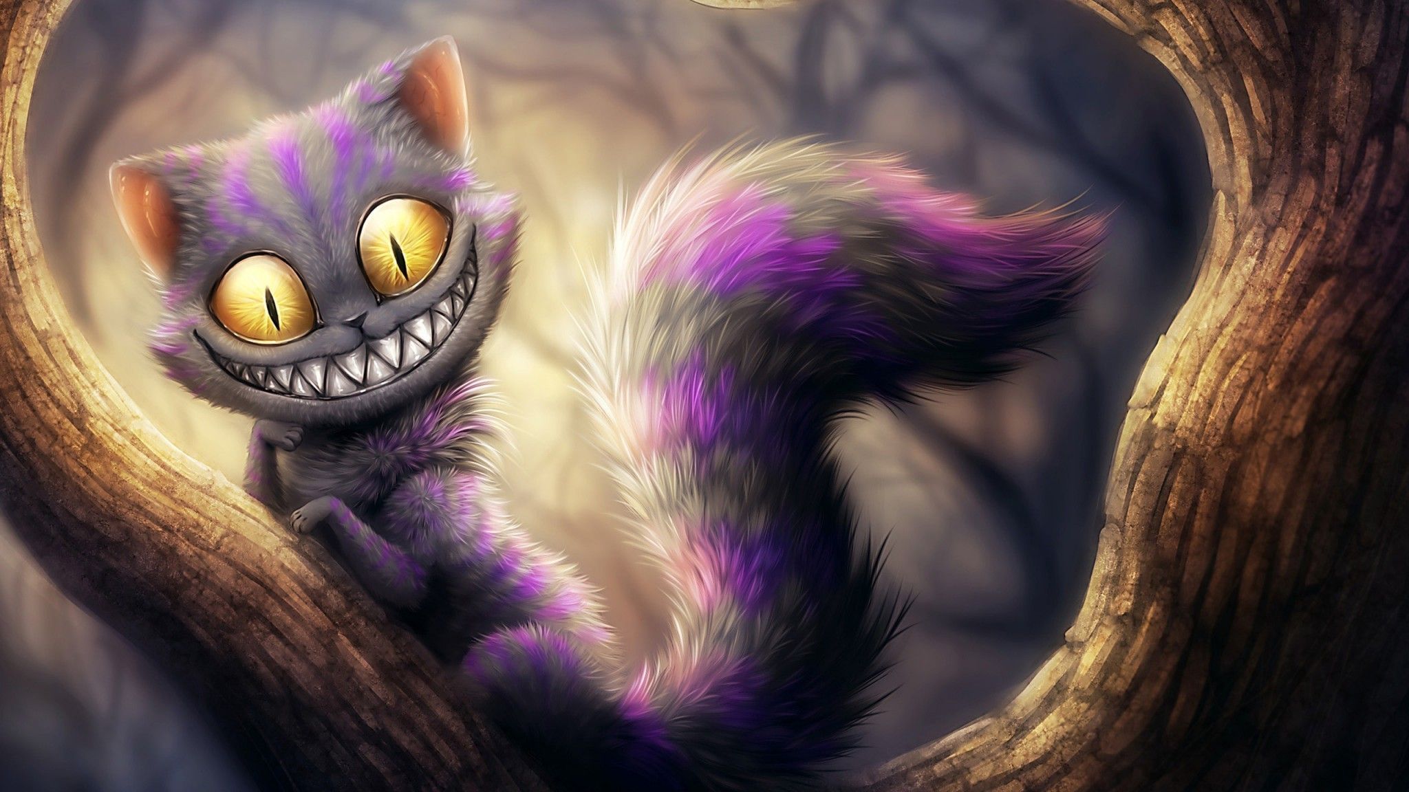Evil Cheshire Cat Wallpaper image .com