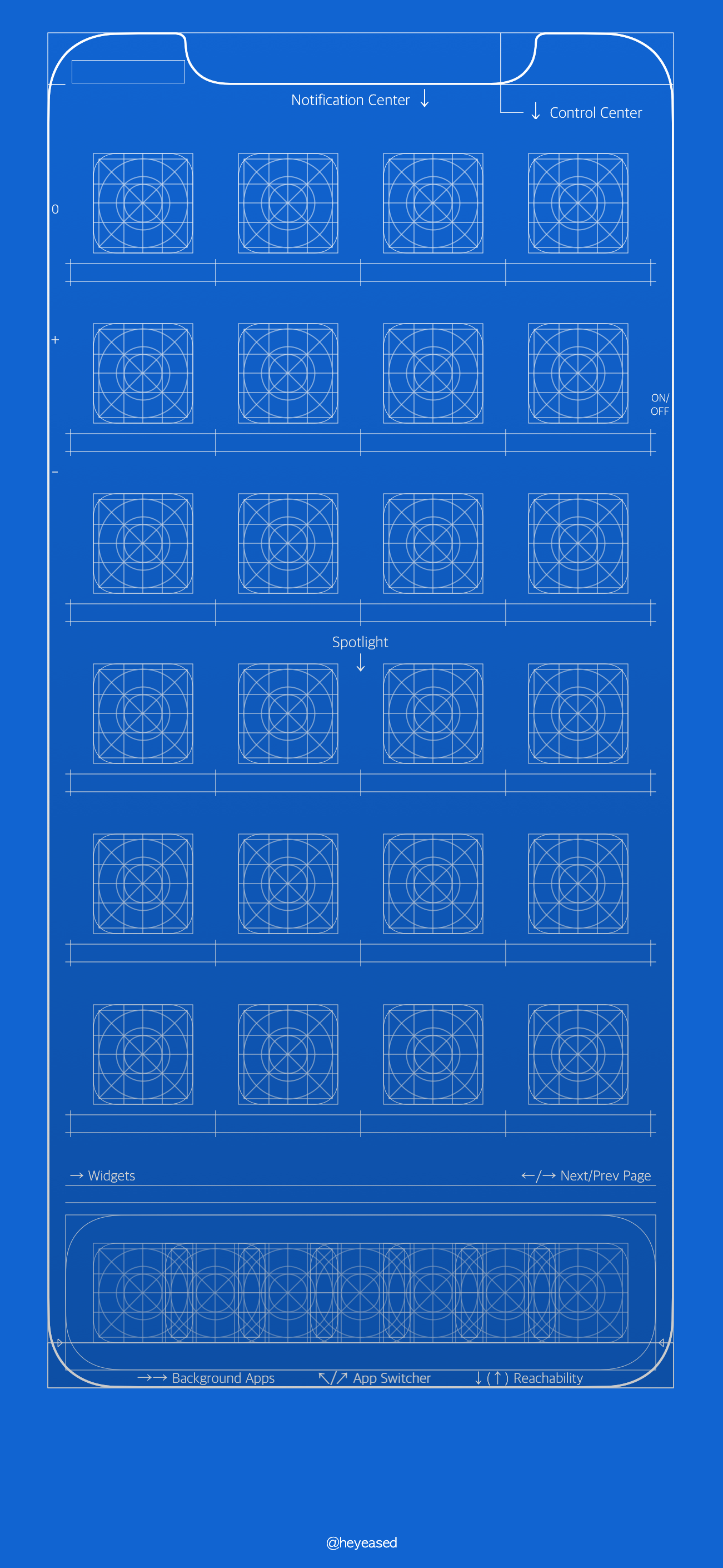 Grid and blueprint wallpaper for iPhoneidownloadblog.com