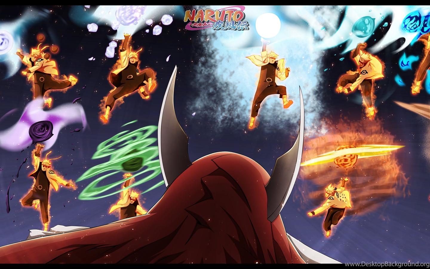 Naruto Vs Son Gokû (Yonbi) Computer .desktopbackground.org