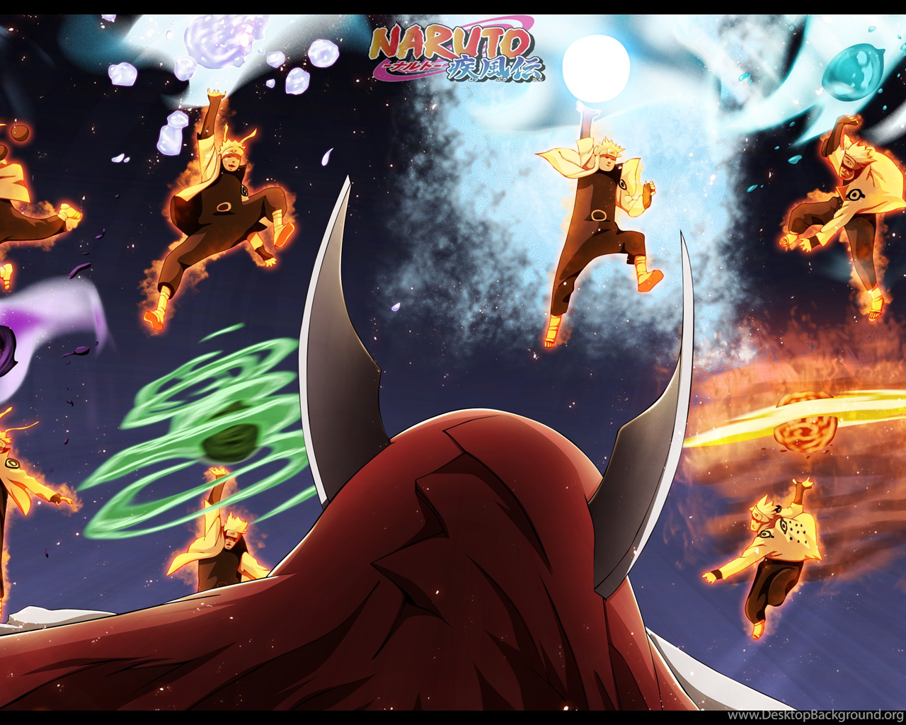 Naruto Vs Son Gokû (Yonbi) Computer .desktopbackground.org