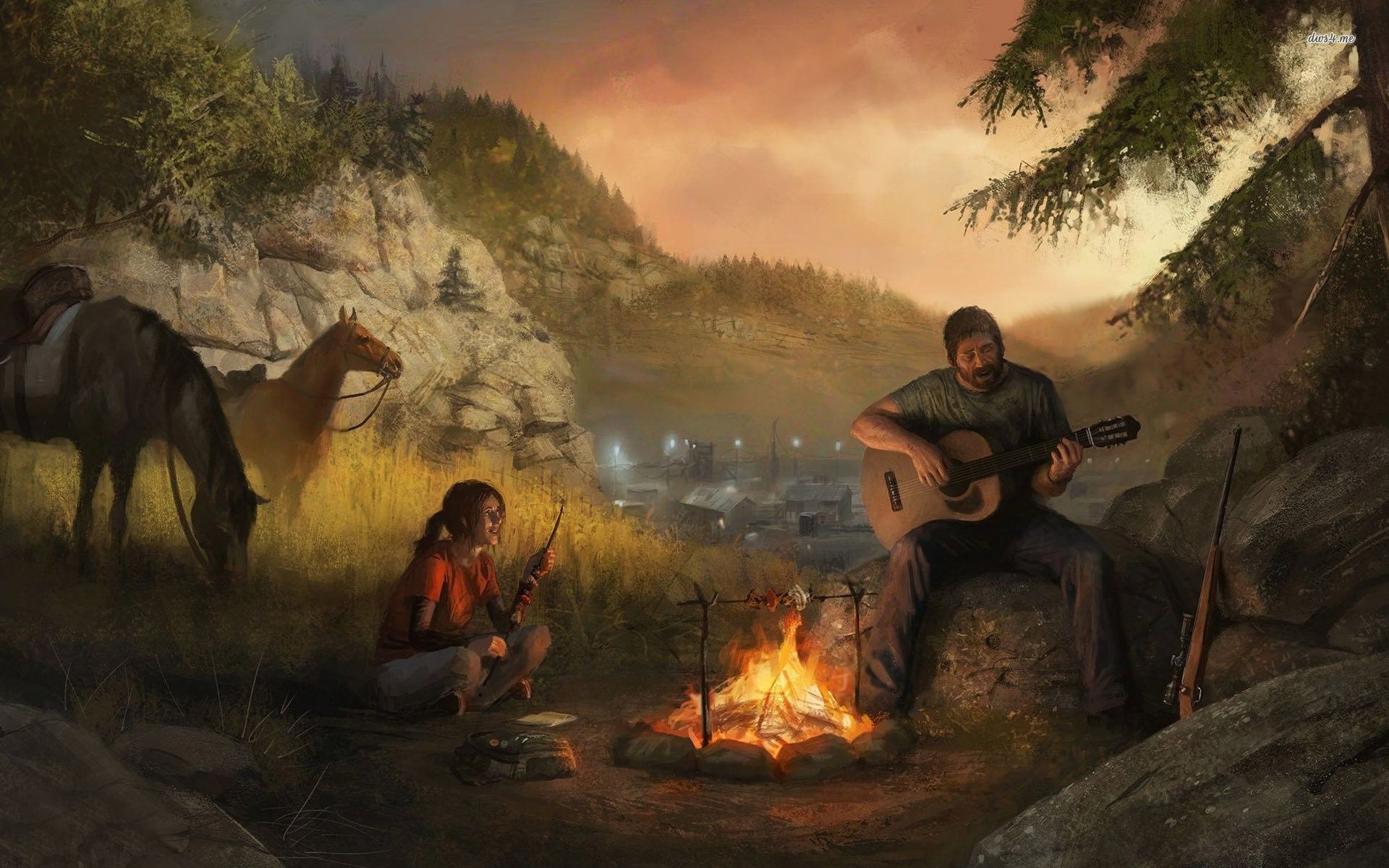 The Last Of Us Joel Ellie Wallpapers The Last Of Us W - vrogue.co