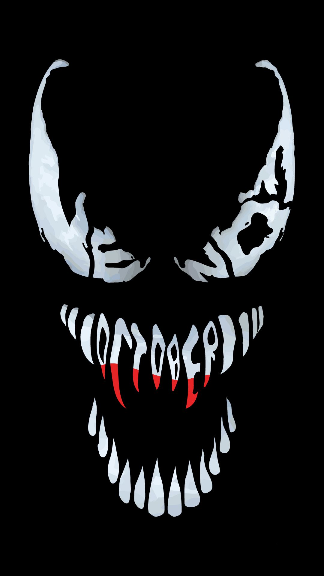 Venom typography logo Wallpaper1080 .com