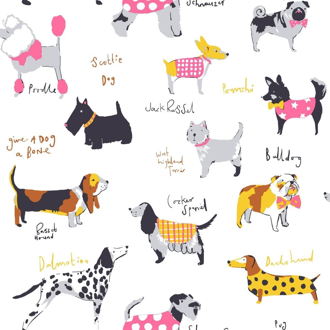 Its a Dogs Life Wallpaper. Coloroll .co.uk