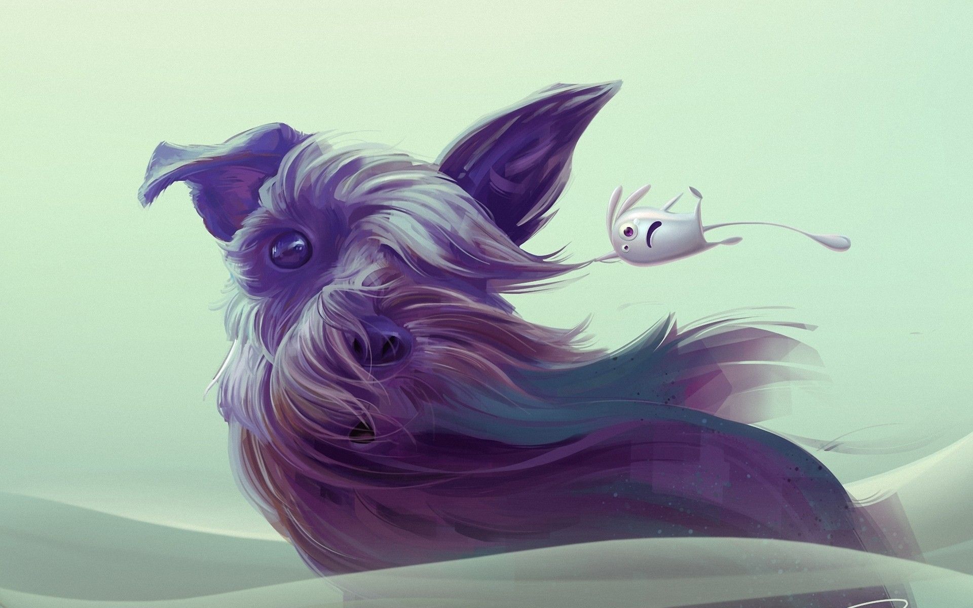 wind dogs fur fantasy art creatures .animalhi.com