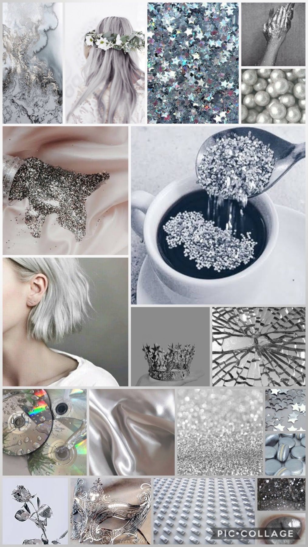Silver. Instagram aesthetic, Creative inspiration, Feminine energy