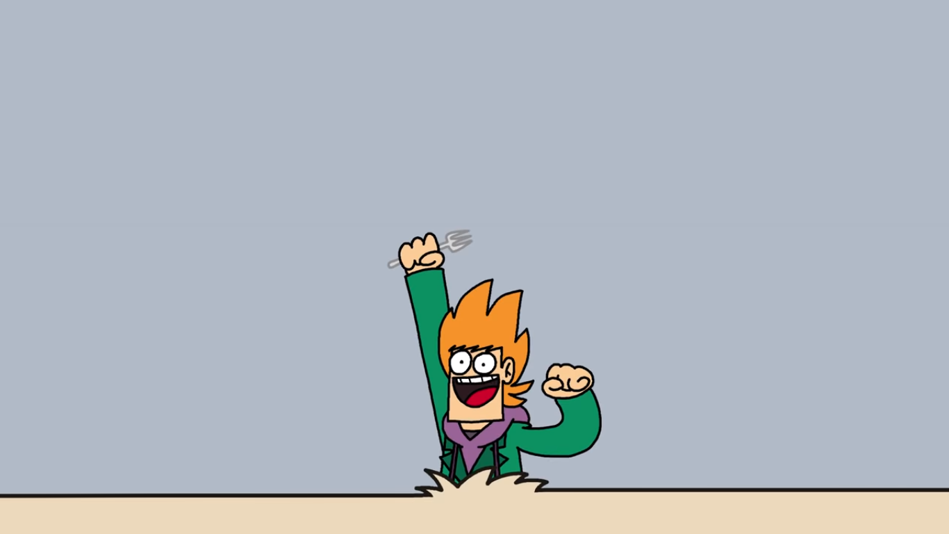 Download Eddsworld Character Matt Sipping Face Wallpaper