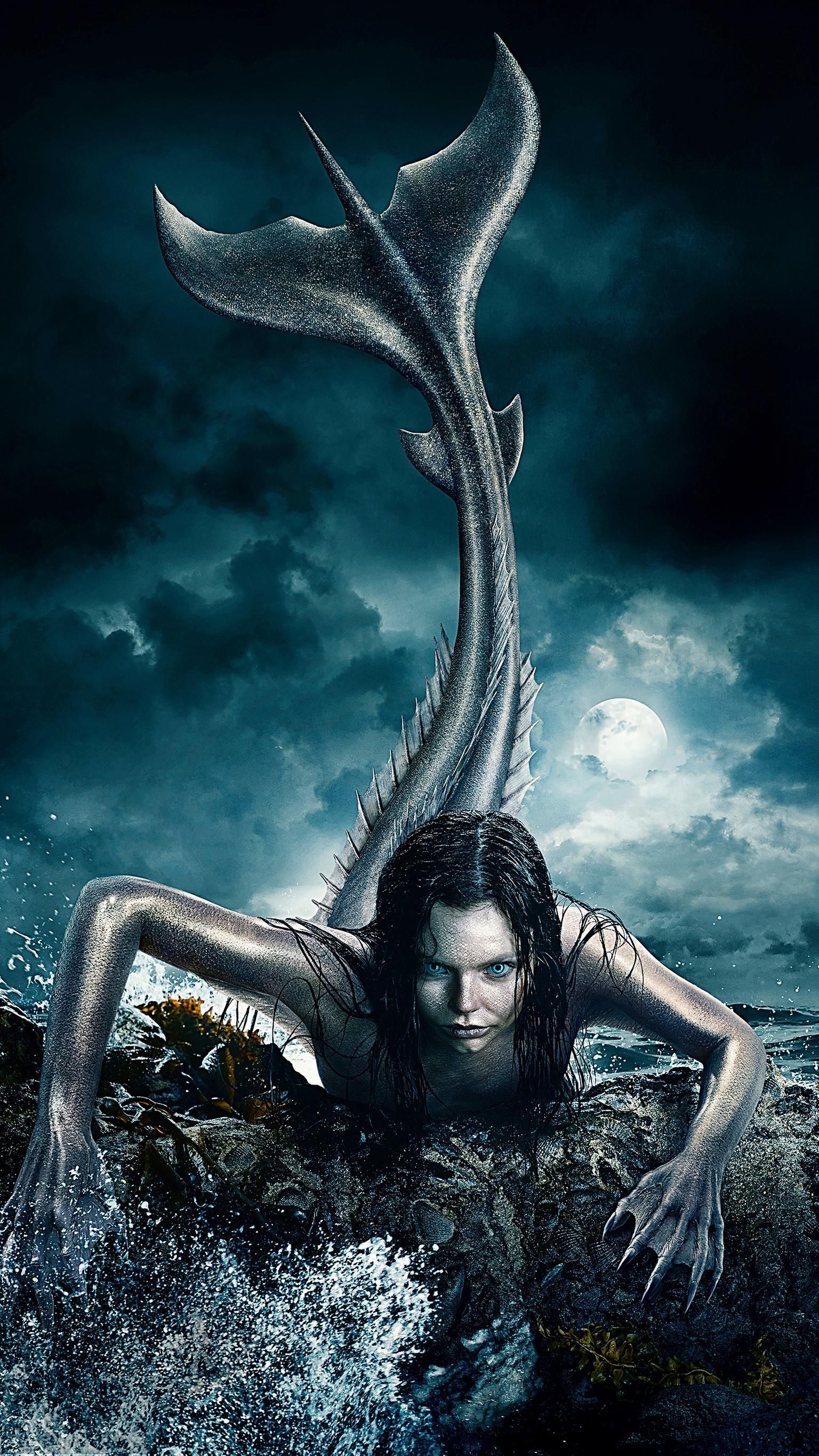 Siren Phone Wallpaper. Moviemania. Criaturas mitológicas gregas, Fotos de sereia, Sereias lindas