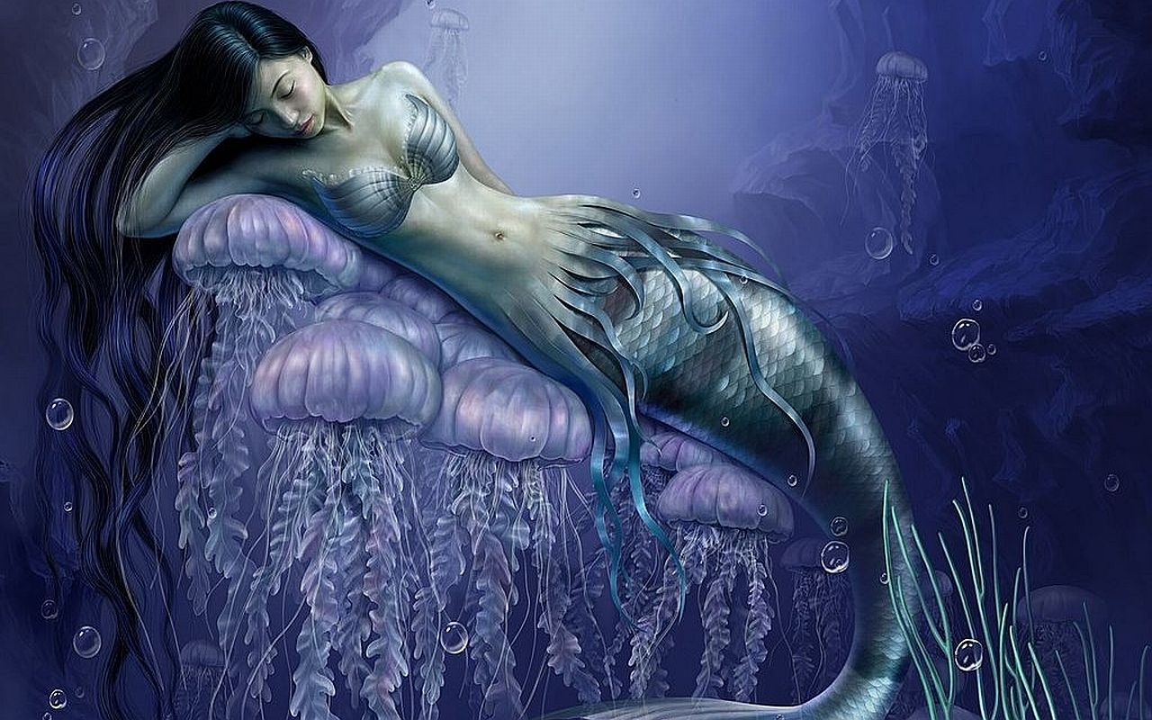 Fantasy Mermaid Wallpaper 1280x800 .wallpaperafari.com