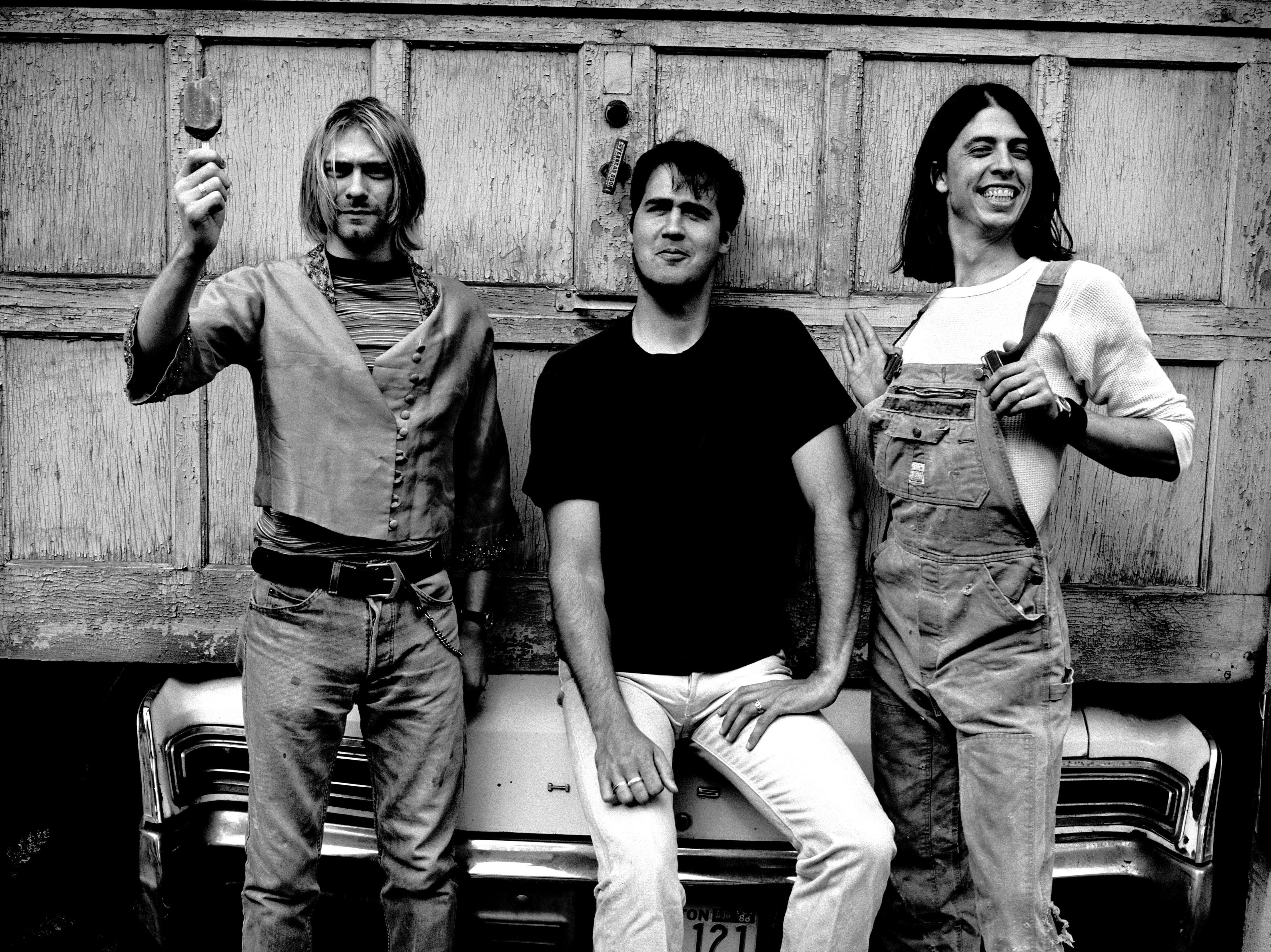 Kurt Cobain Dave Grohl And Krist .teahub.io