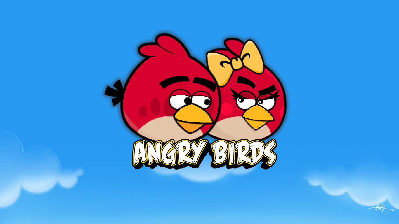 Angry Birds Lovers Cartoon Wallpaper .aimportantwallpaper.blogspot.com