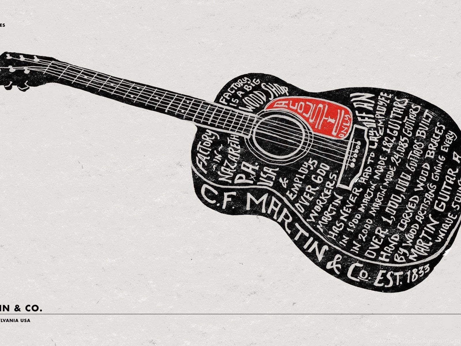 C.F. MARTIN GUITAR Co. 50 Built Desktop .desktopbackground.org
