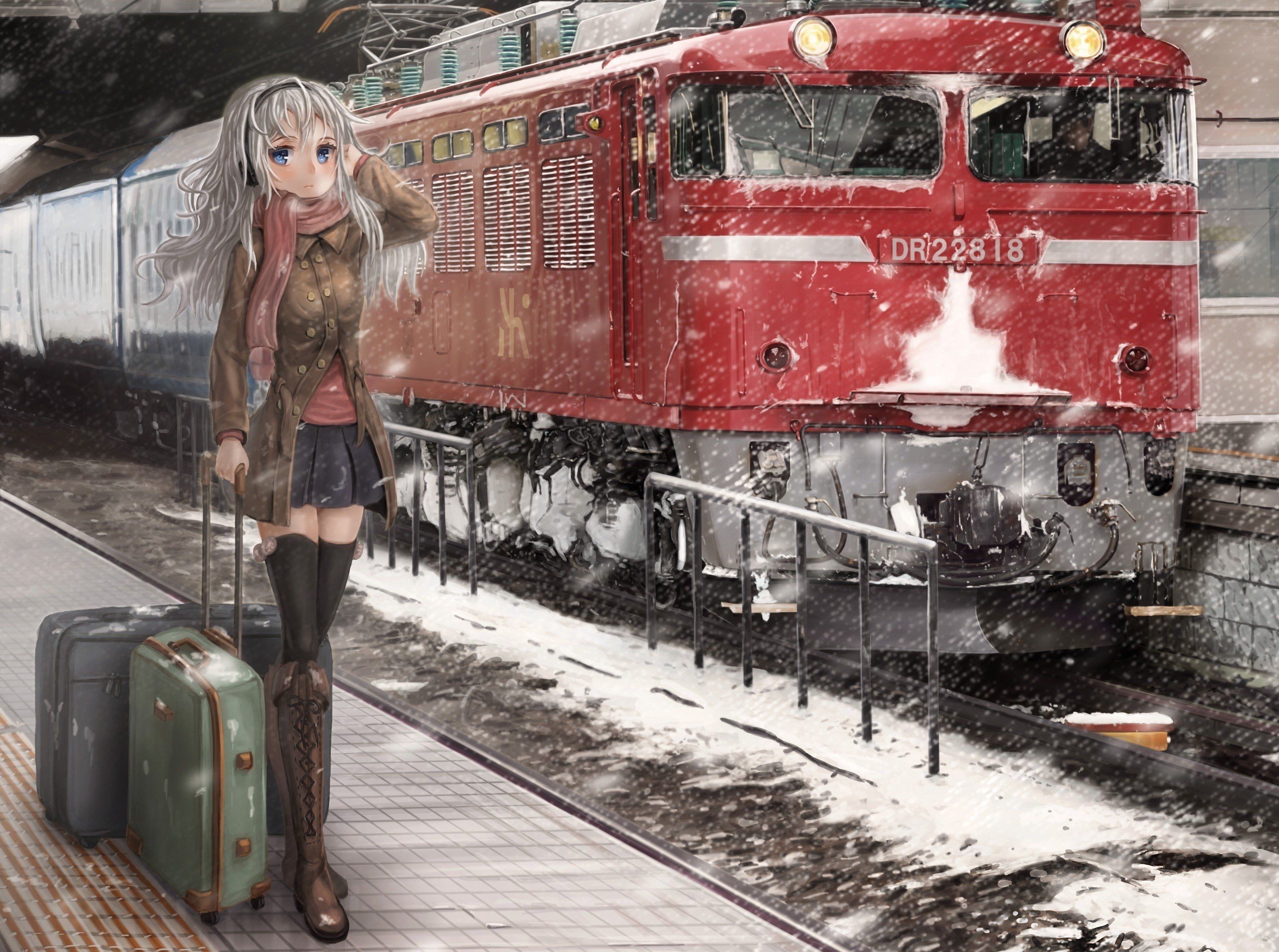 Trains anime suitcase wallpaper .wallpaperup.com