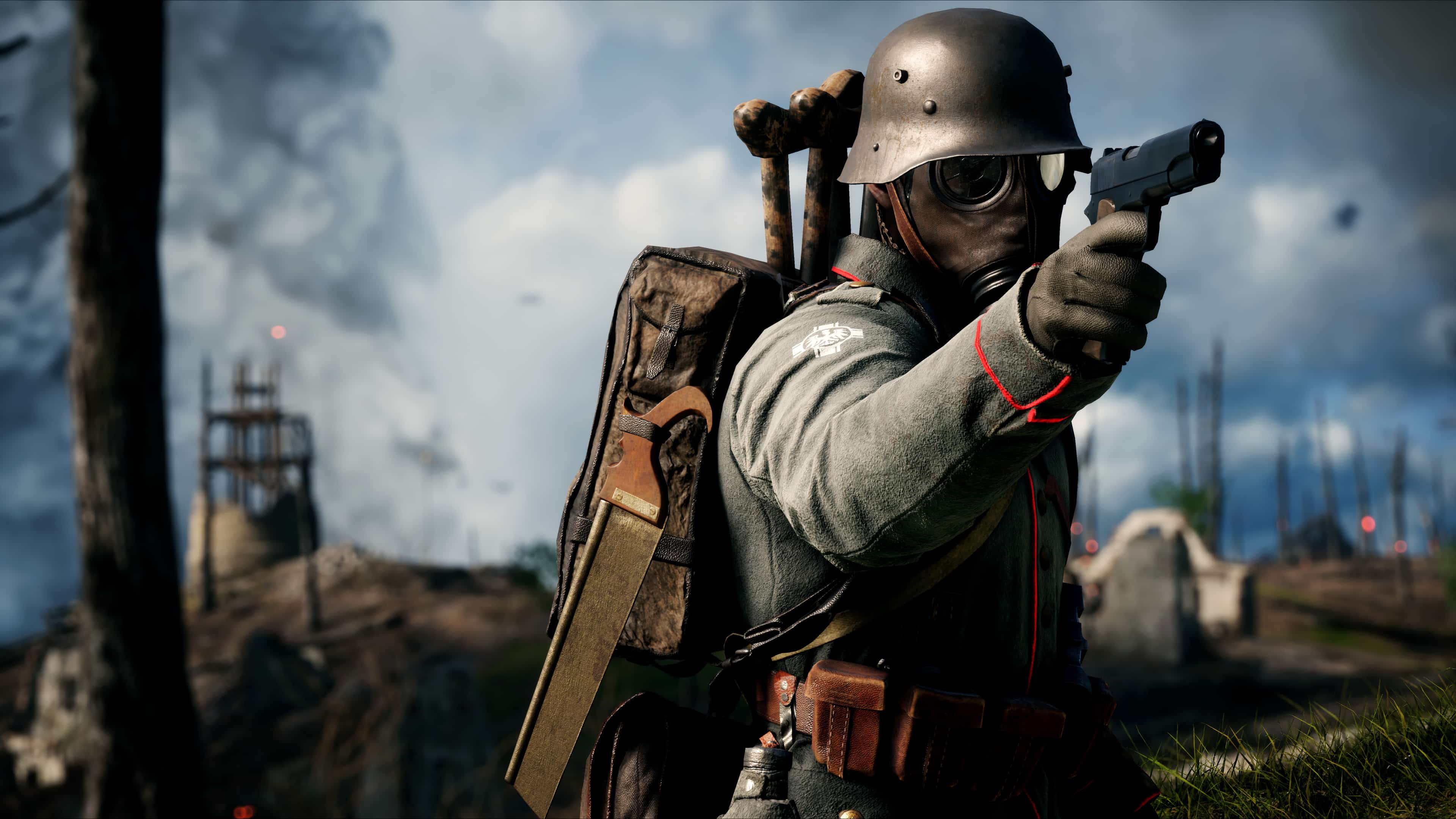 Battlefield 1 German Soldier UHD 4K Wallpaper