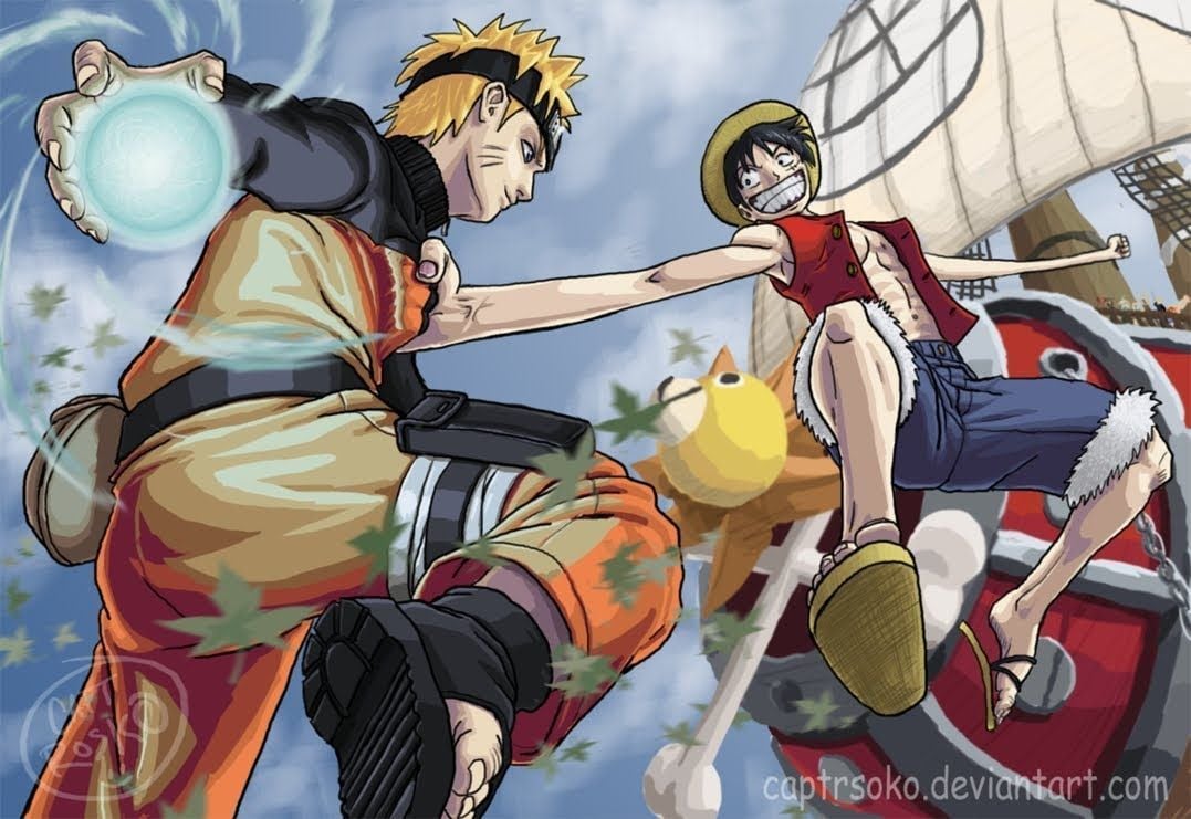 Luffy vs Naruto. Naruto wallpaper .com