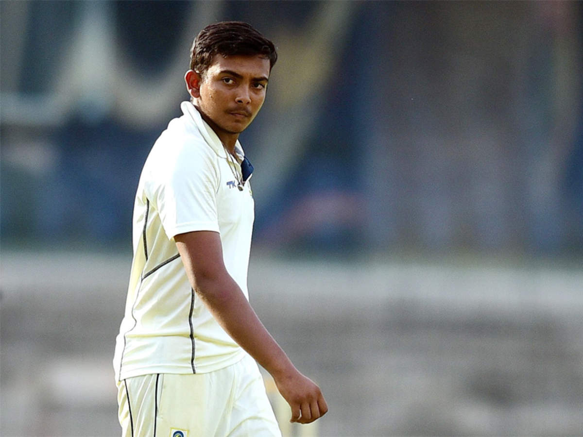 Prithvi Shaw To Lead India In 2018 U 19 .timesofindia.indiatimes.com