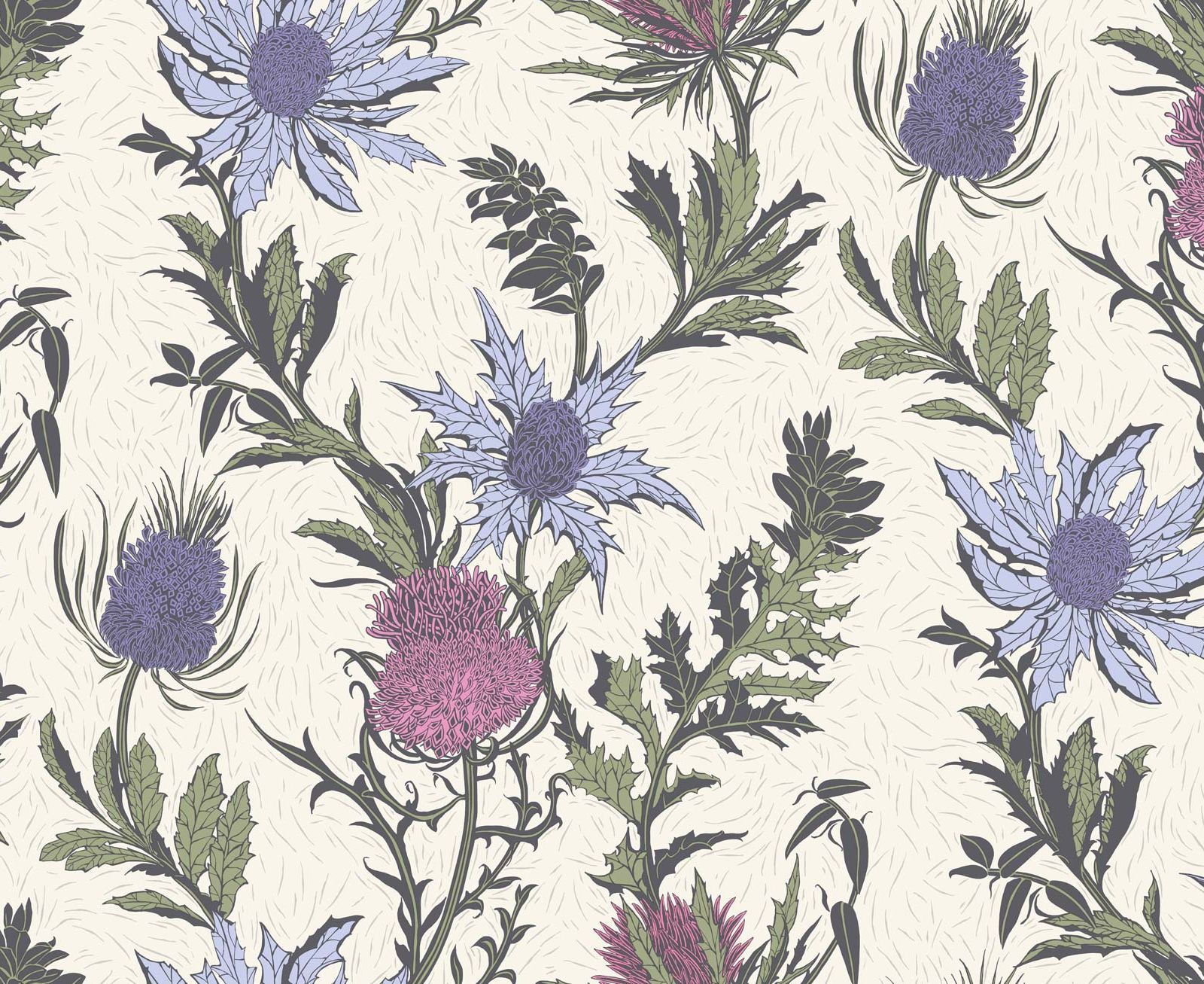 Thistle wallpaper in a choice of 3 .thevictorianemporium.com · In stock