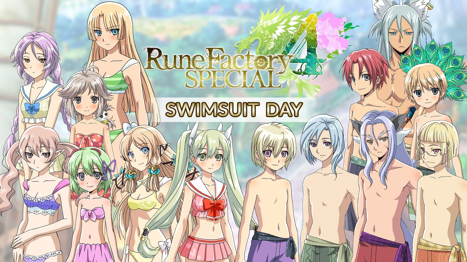 Rune Factory 4 Special Swimsuit Day DLCvideogamesblogger.com