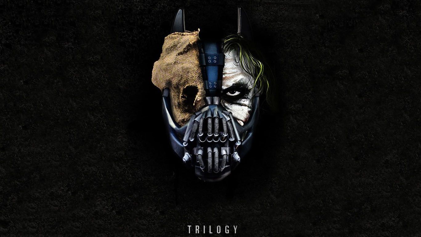 Batman Trilogy Mask Wallpaper .wallpapervortex.com
