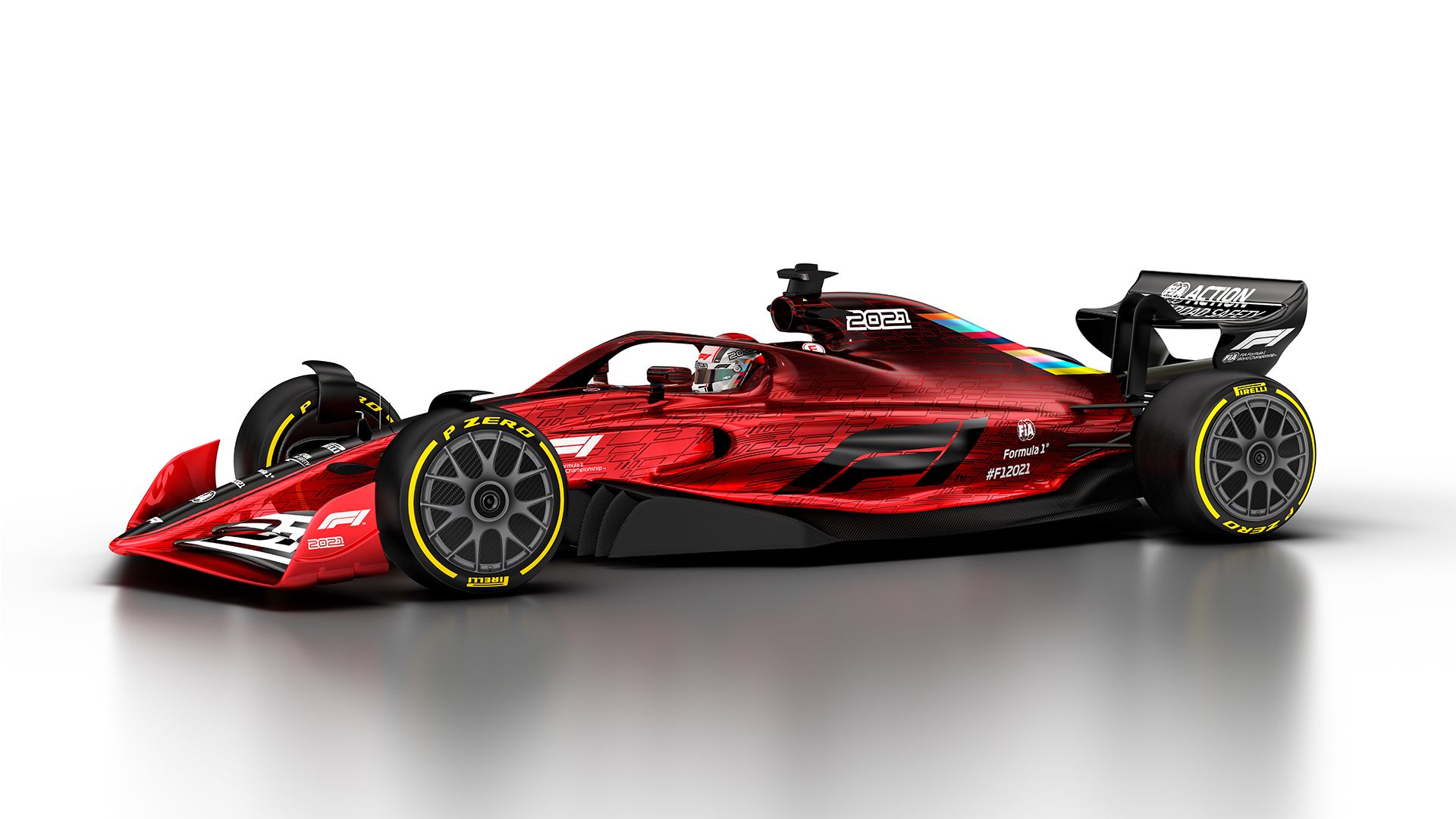 Formula 1 car revealed as FIA and F1 present regulations for the future. Formula 1®