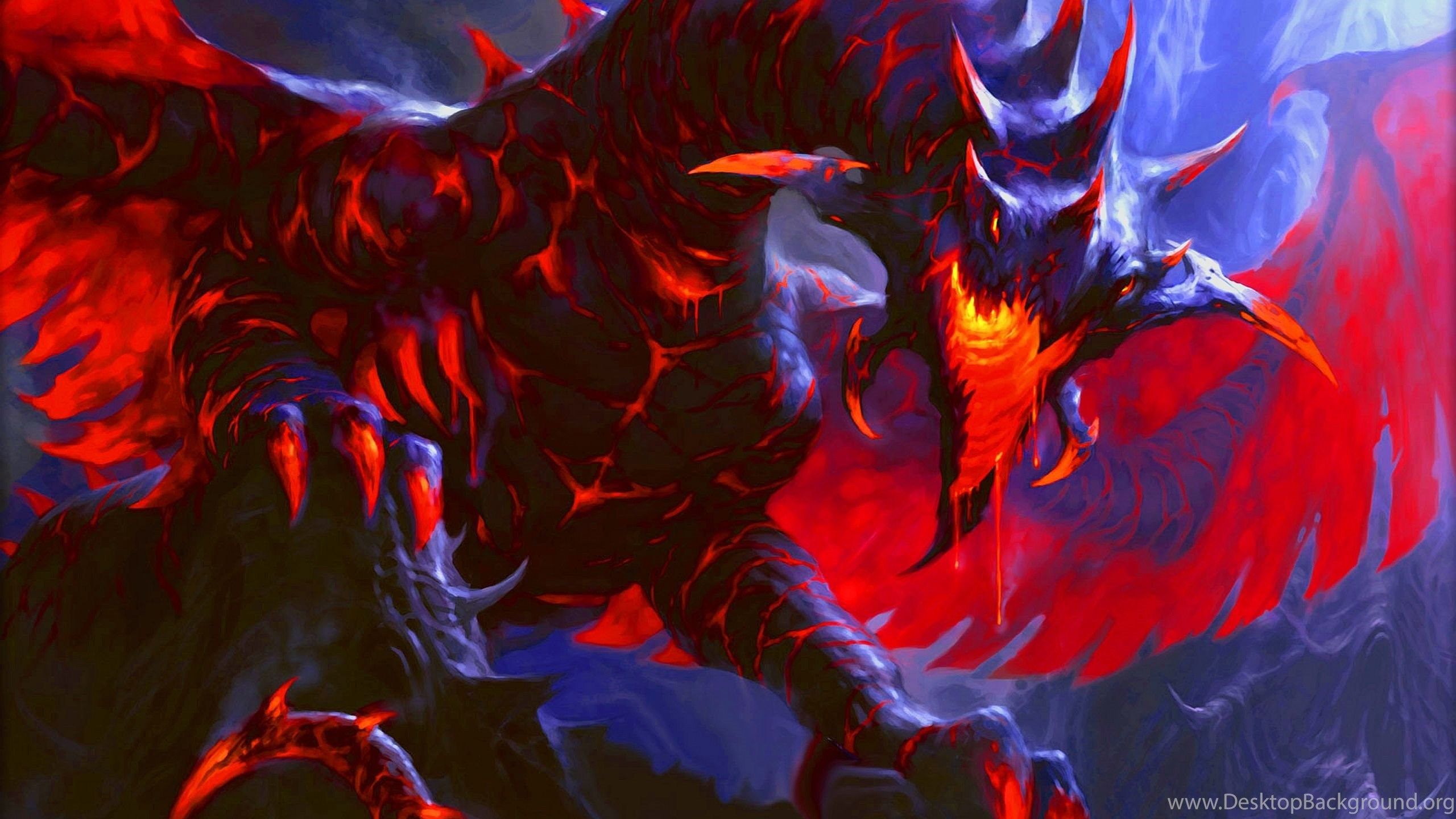 Fantasy Red Dragon Wallpaper Desktop .desktopbackground.org