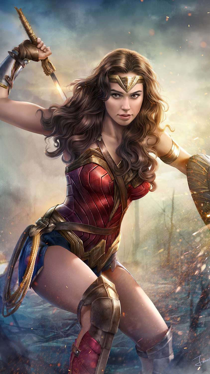 Download Wonder Woman Superhero iPhone Wallpaper  Wallpaperscom