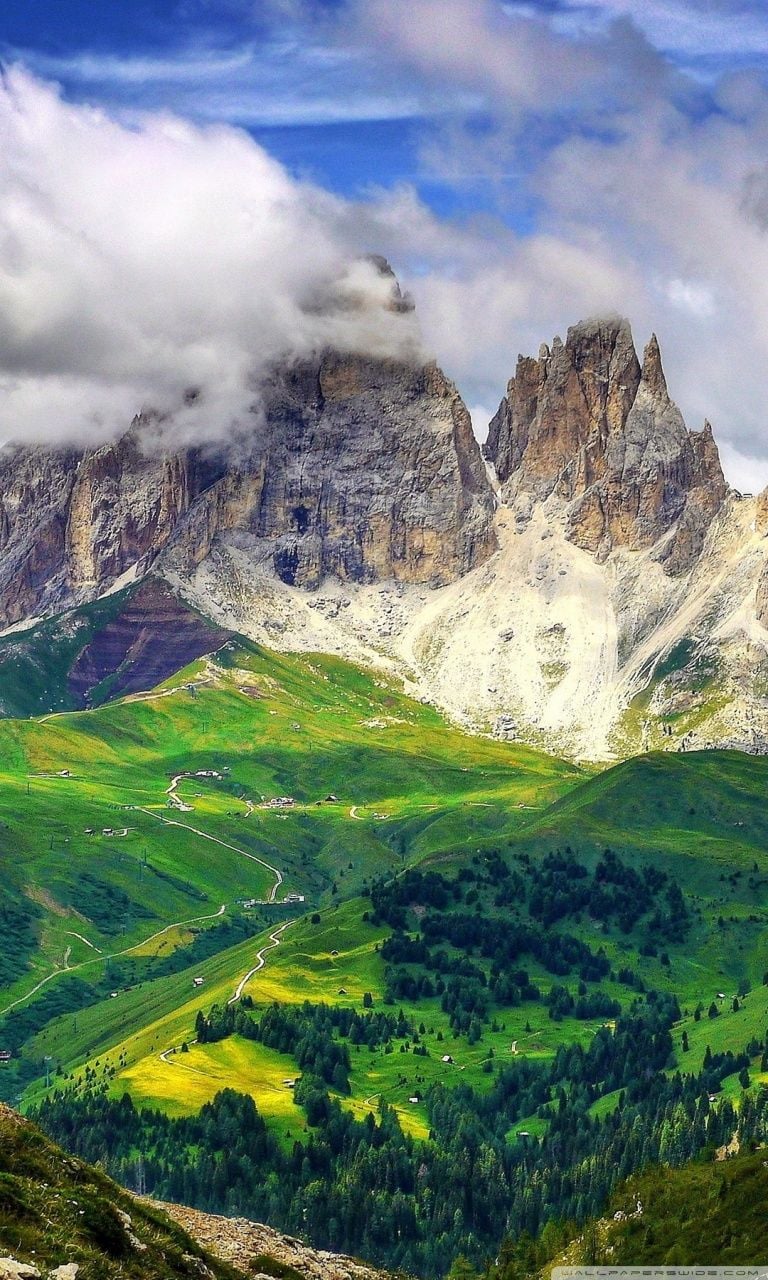 Wallpaper summer, mountains, The Dolomites, Dolomite Alps images for  desktop, section пейзажи - download