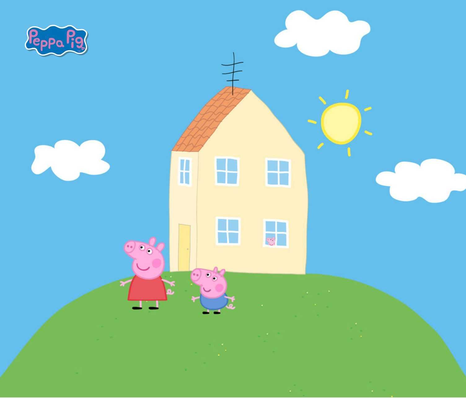 Peppa Pig House HD Wallpapers - Wallpaper Cave