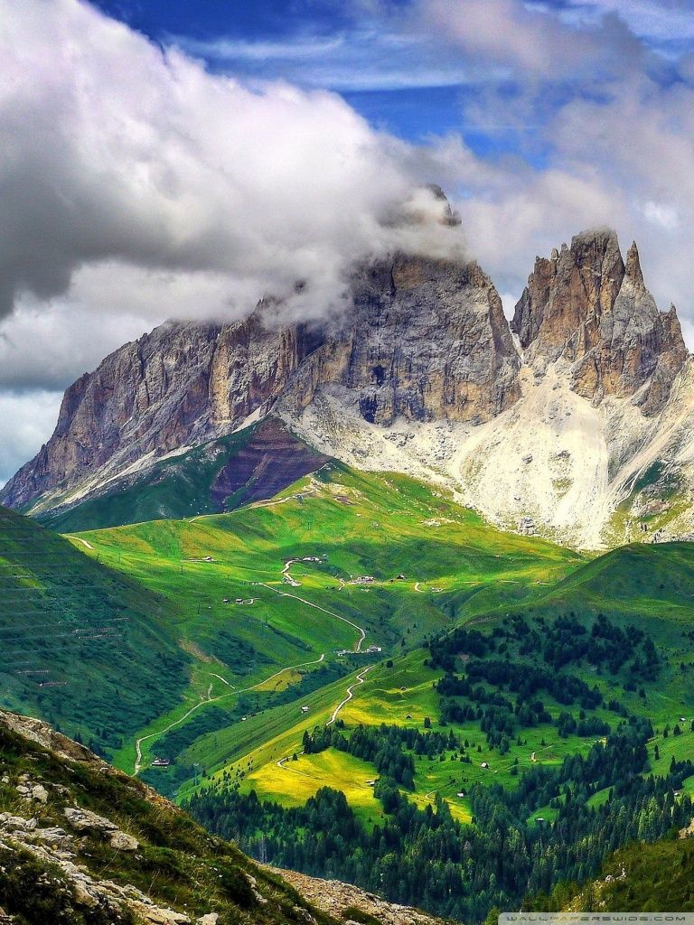 The Dolomites Ultra HD Desktop .wallpaperwide.com