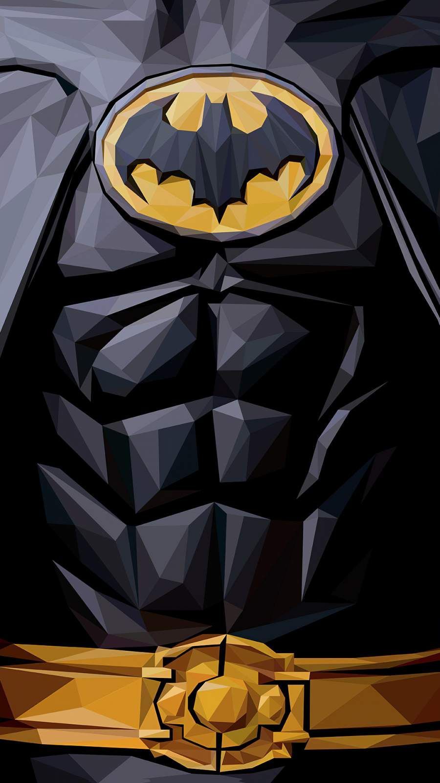 Batman Polygon 4K iPhone Wallpaper. HD batman wallpaper, Batman wallpaper, Batman artwork