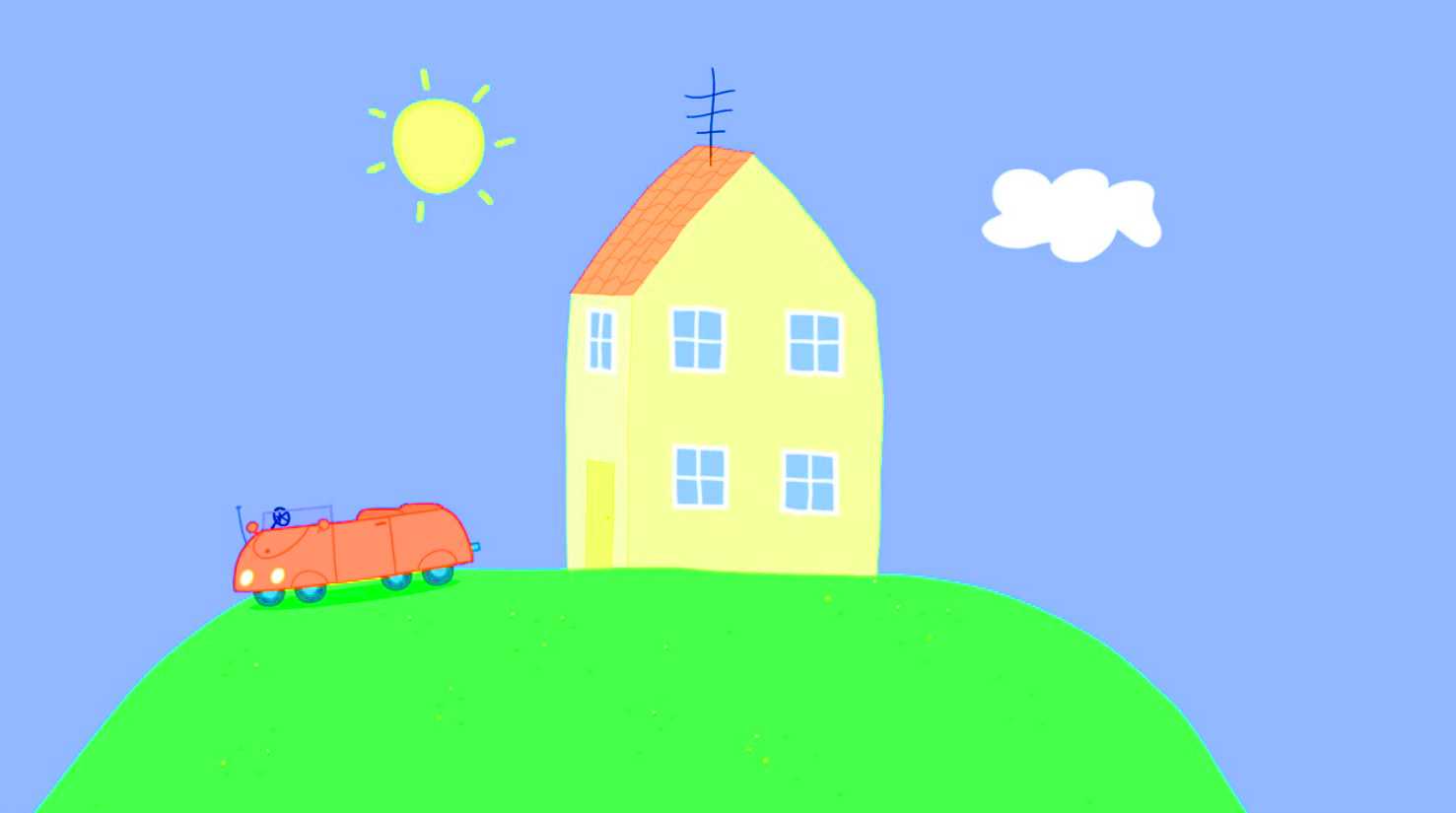 Peppa Pig House Hd Wallpapers Wallpaper Cave