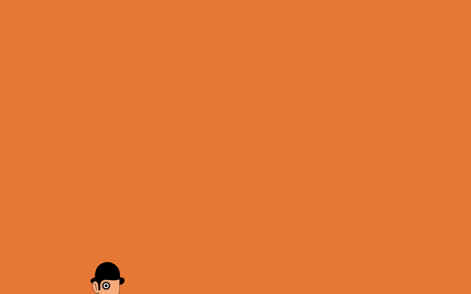 Minimalist Orange Wallpaper Free .wallpaperaccess.com