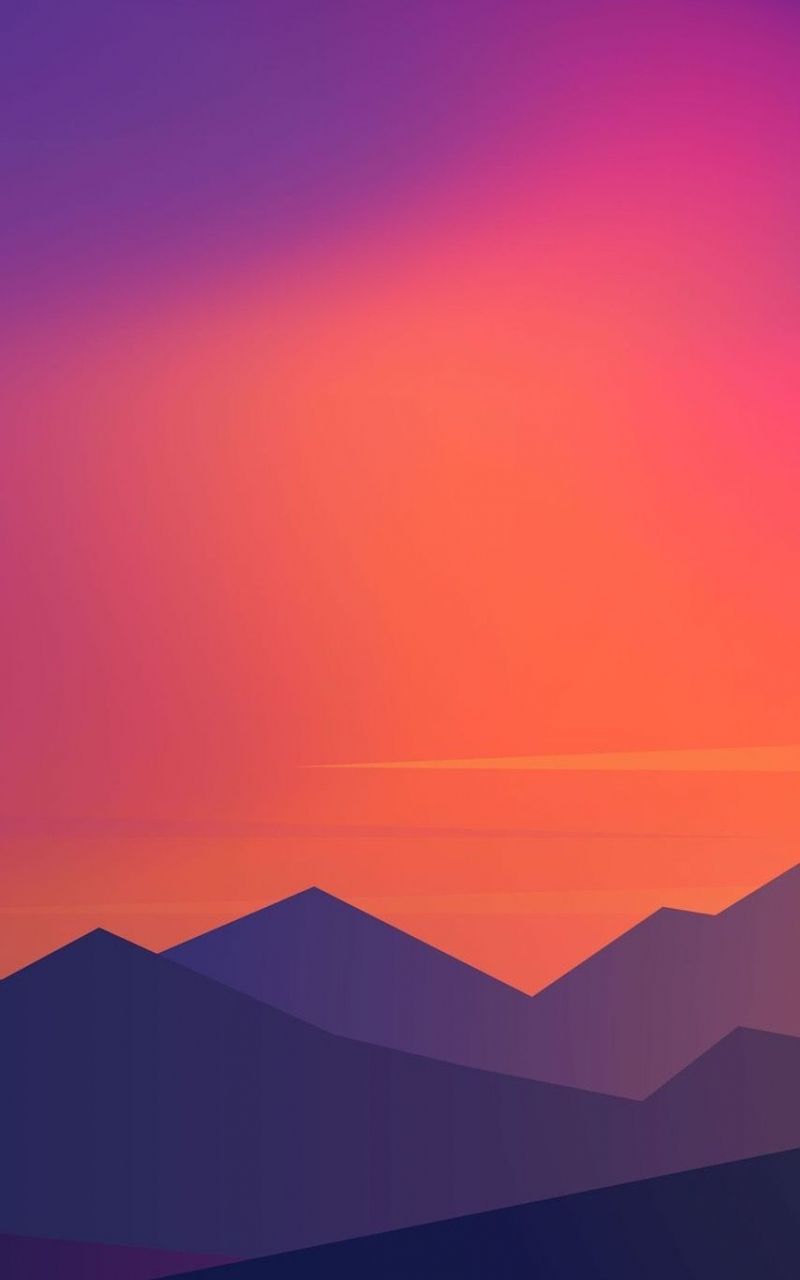 Minimalist Sunset Wallpaper