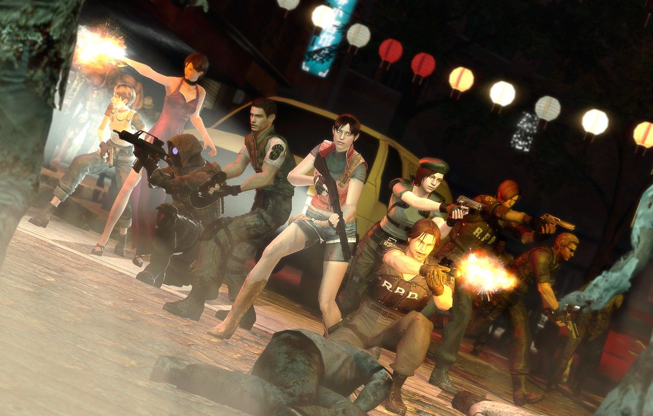 Wallpaper vector, Resident Evil, leon .goodfon.com