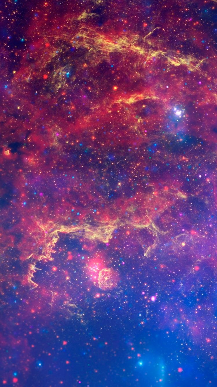 Colorful Space Galaxy Clouds iPhone 6 .wallpapertip.com