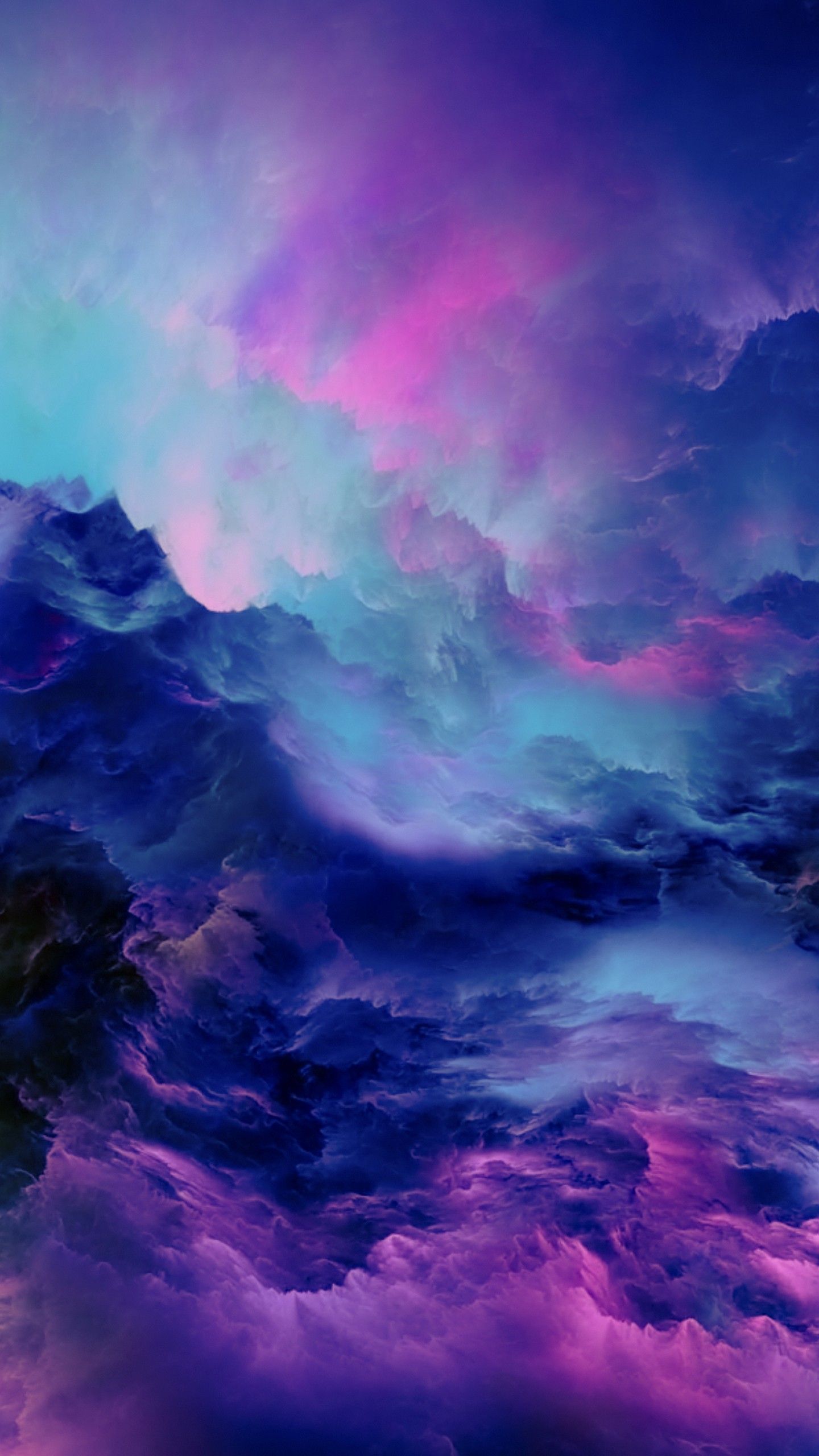 Colorful Clouds Abstract 4K HD Abstract .hdwallpaper.in