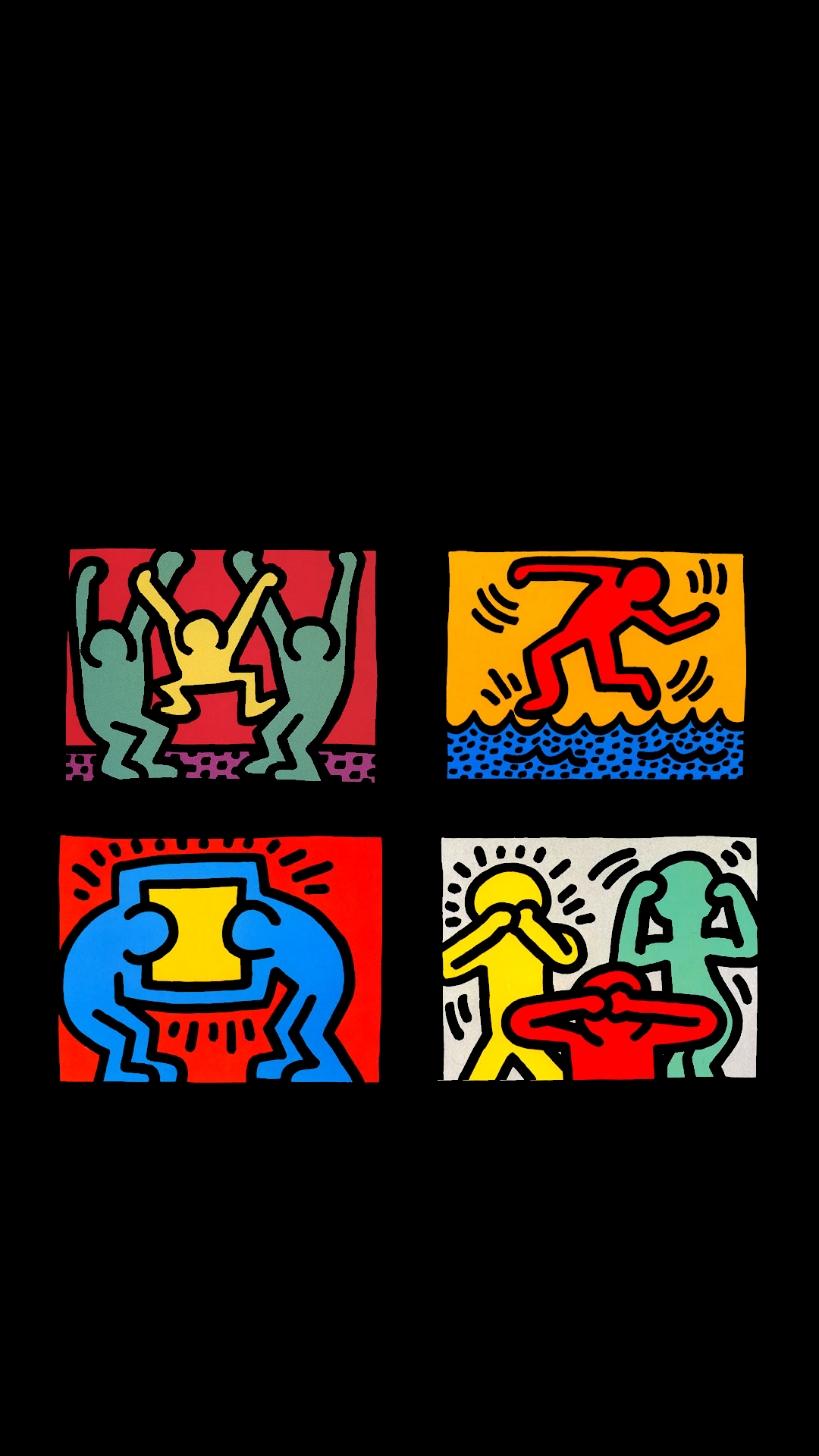 Keith Haring Iphone Wallpaper Free Download  keithharingstore