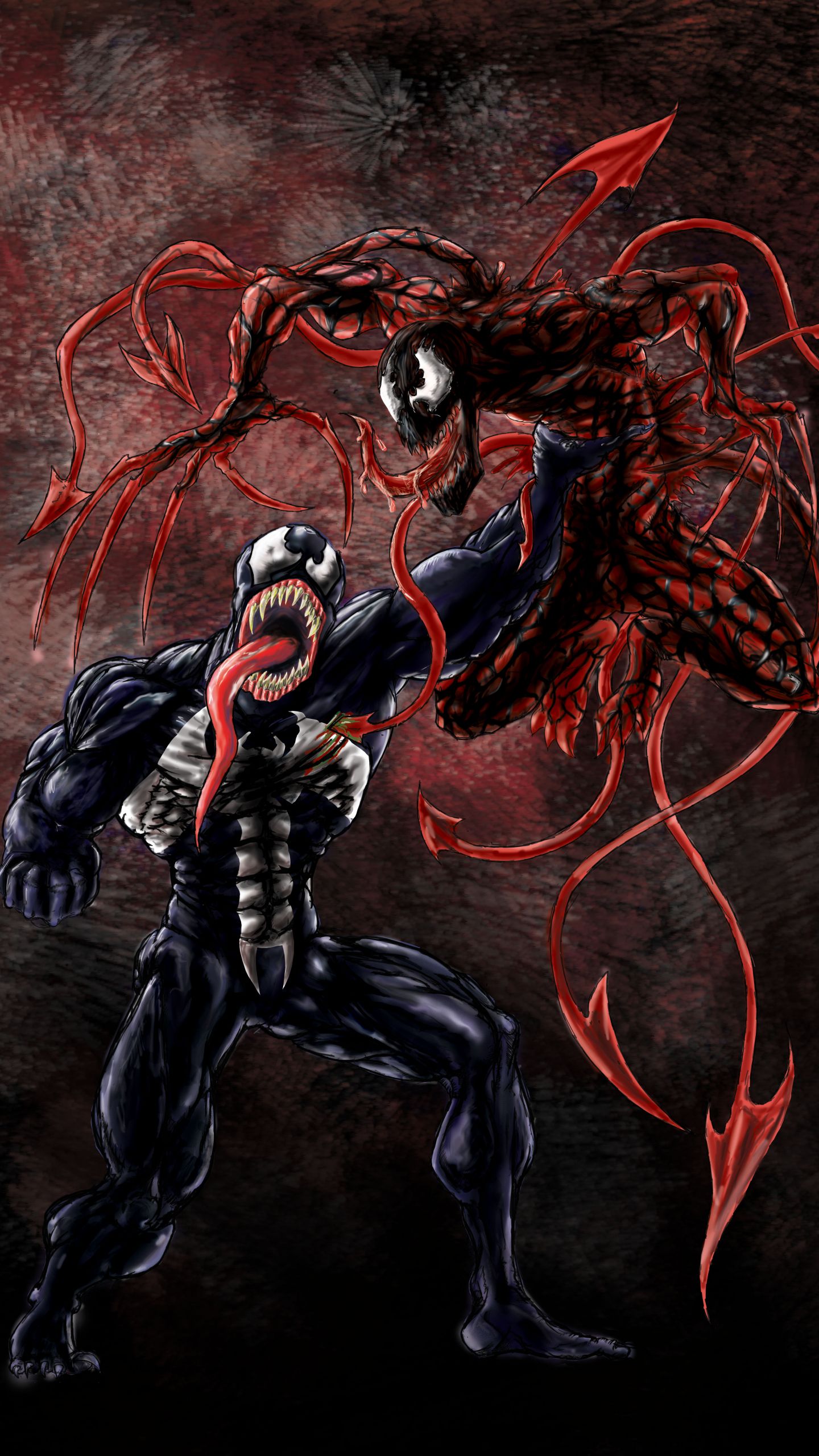 Venom and Carnage Wallpaper .wallpaperafari.com