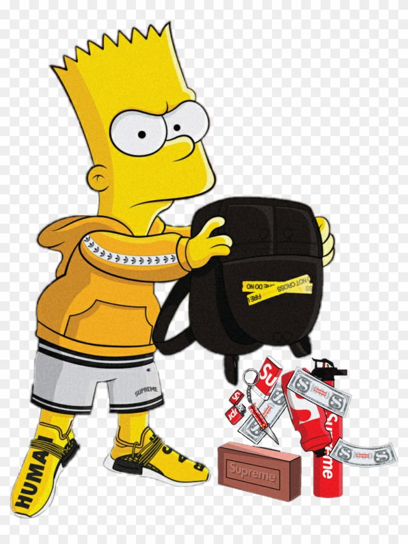 Bart Simpson Supreme Gucci Simpsons .clipartmax.com