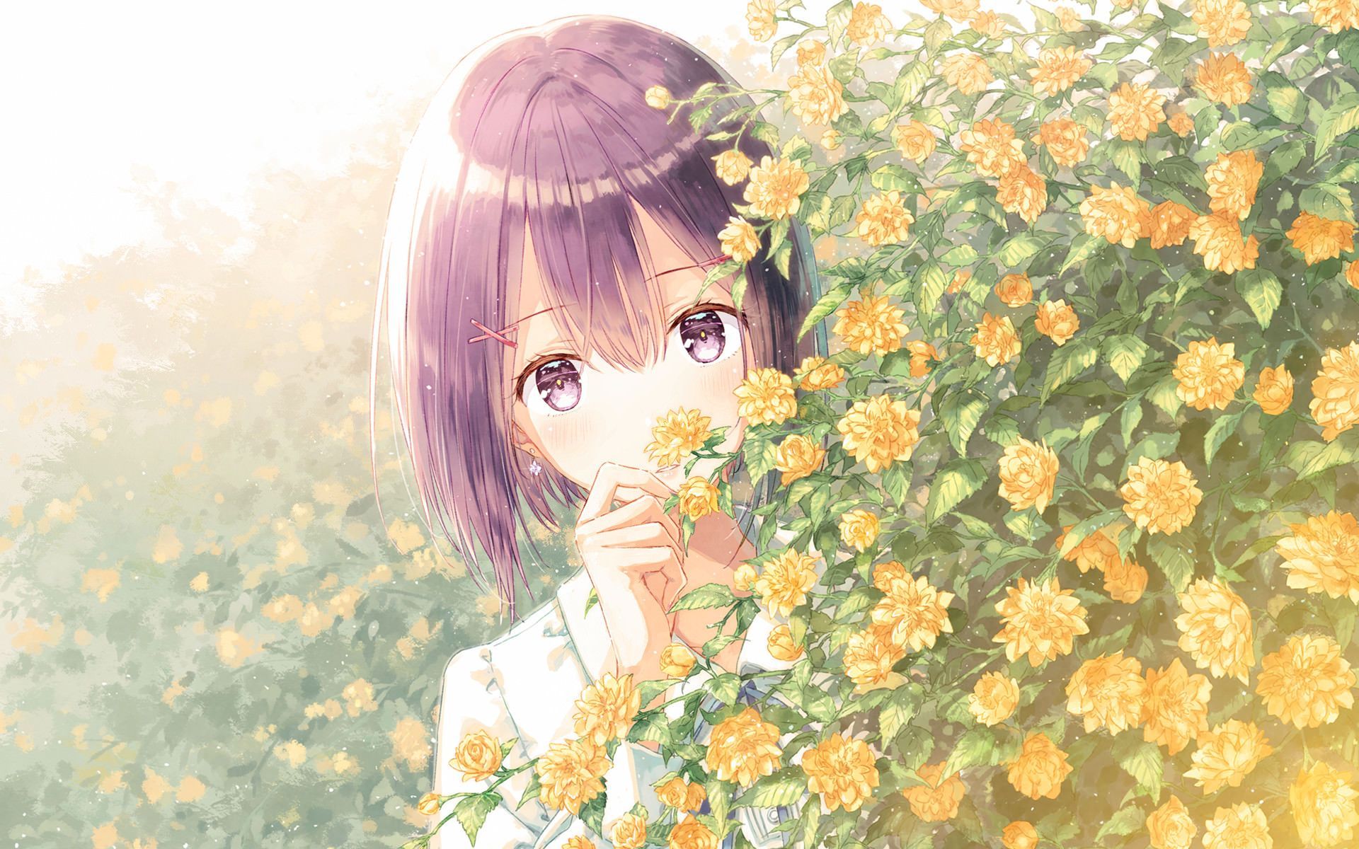 Flower Anime Wallpapers - Wallpaper Cave