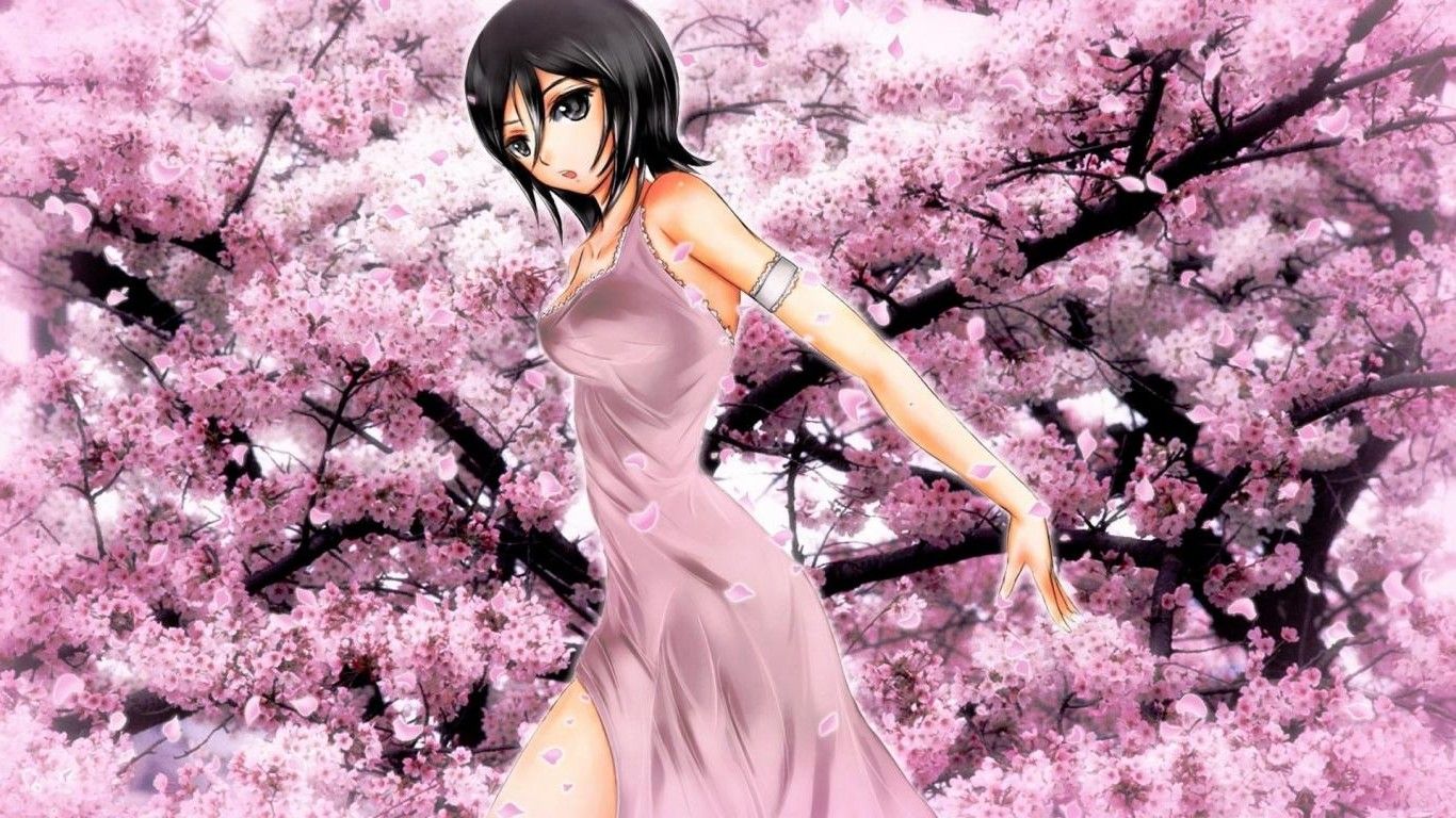 Wallpaper Sakura Flower Anime Girl .wallpapertip.com