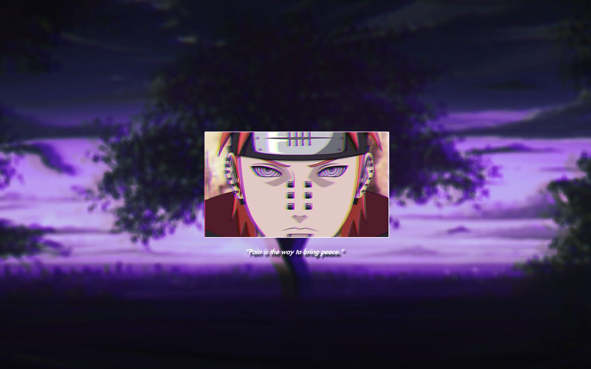 Naruto (anime) wallpaper, purple background, VHS, anime boys, Rinnegan • Wallpaper For You HD Wallpaper For Desktop & Mobile