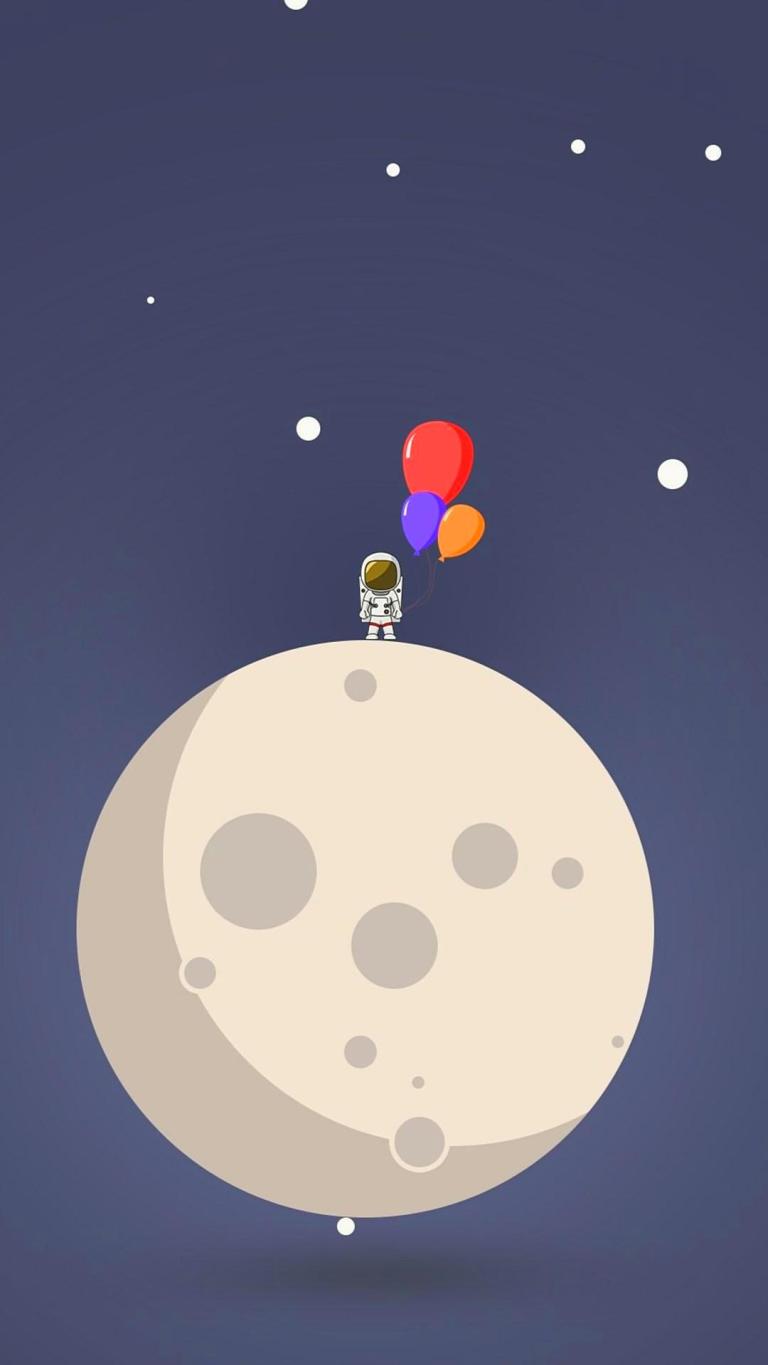 Cute iPhone Astronauts Minimal .traxzee.com