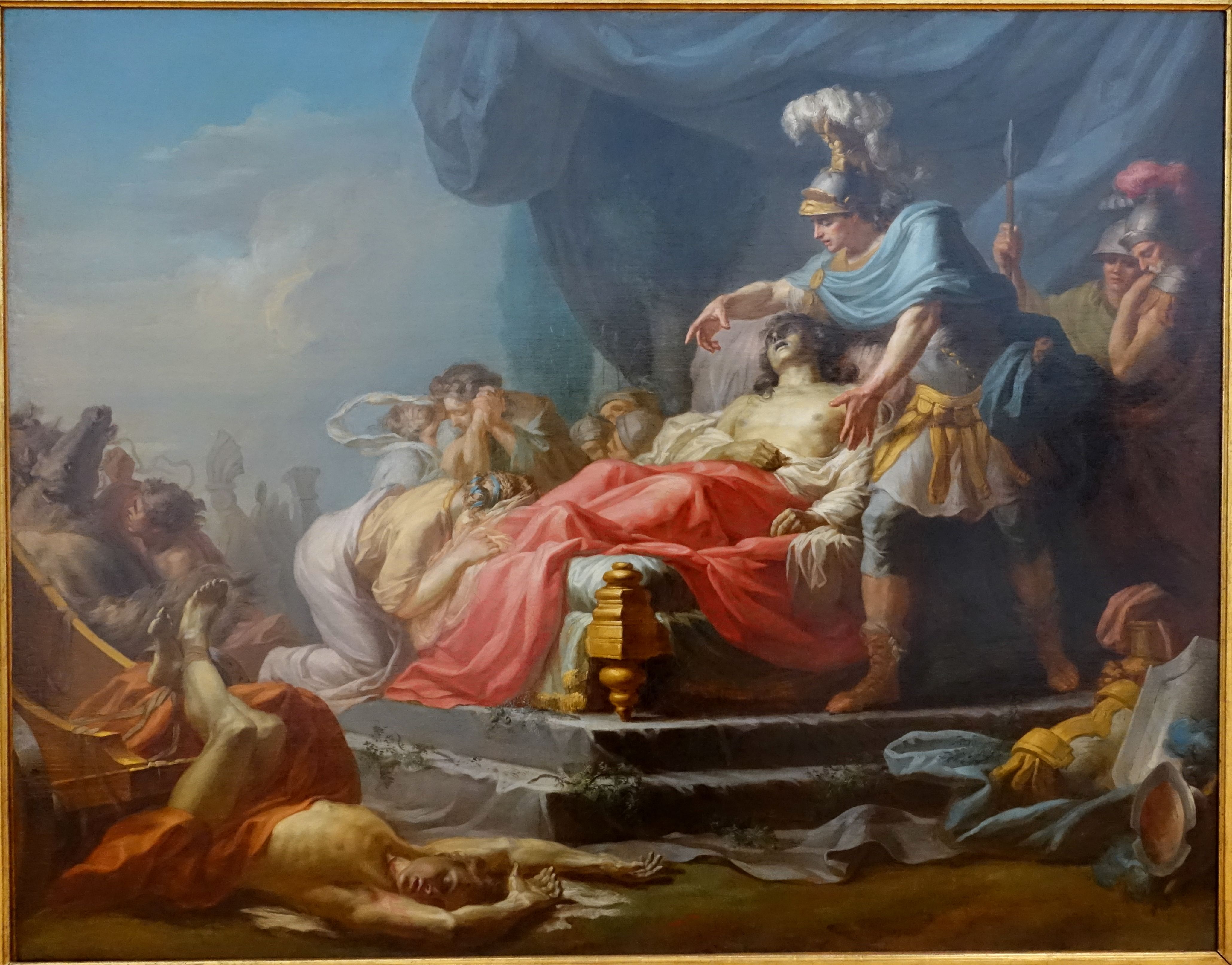 patroclus, Achilles, Mythology paintingsnl.com