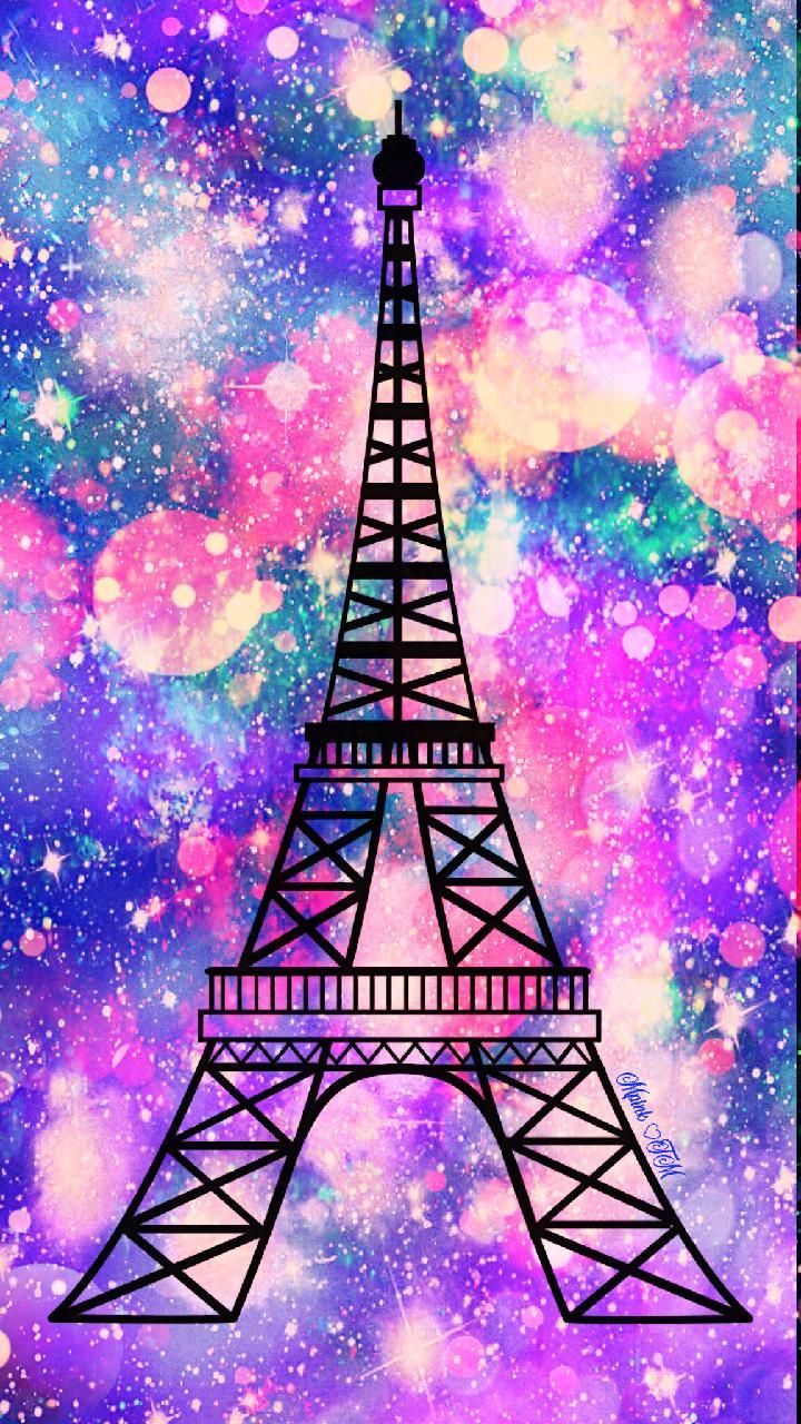 Glitter Cute Paris Background .itl.cat