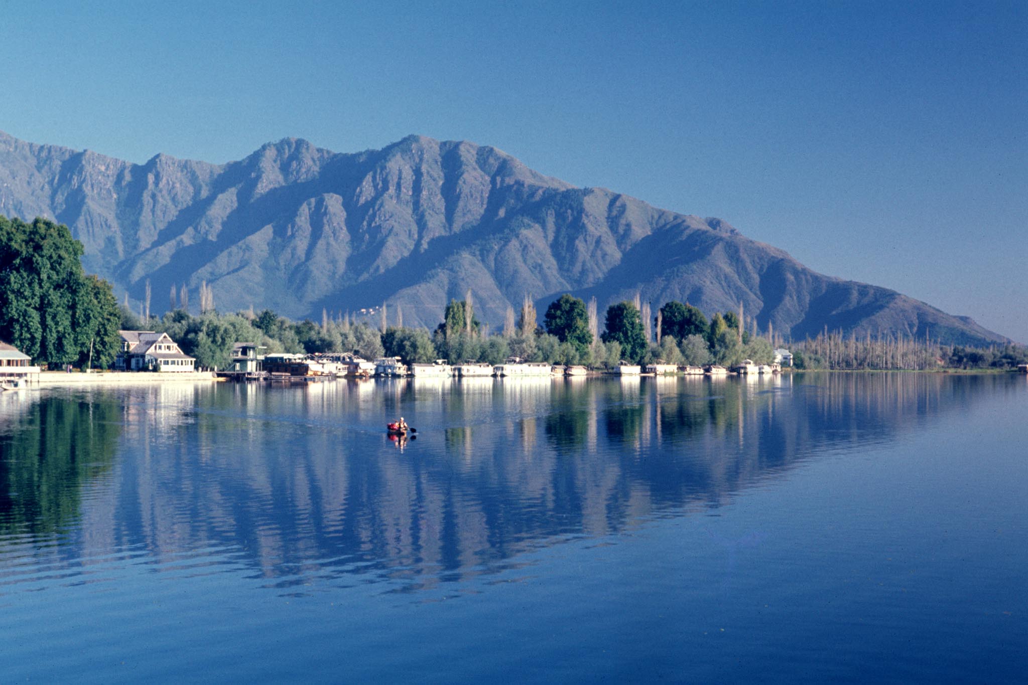 A view of Dal lake on a winter sunny day in Srinagar. -Excelsior/Shakeel -  Daily Excelsior