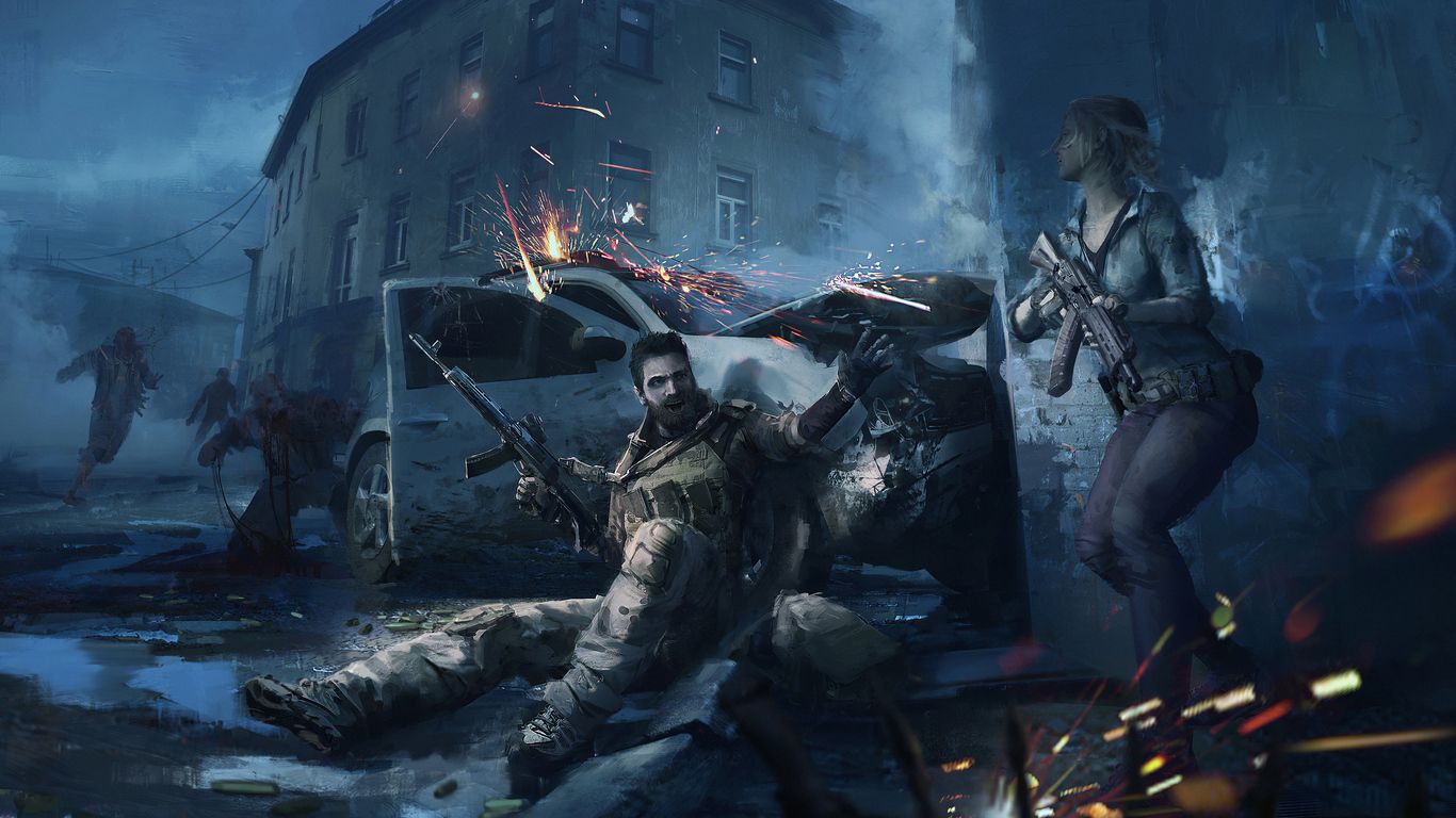 Solider Injured 1366x768 .hdqwalls.com