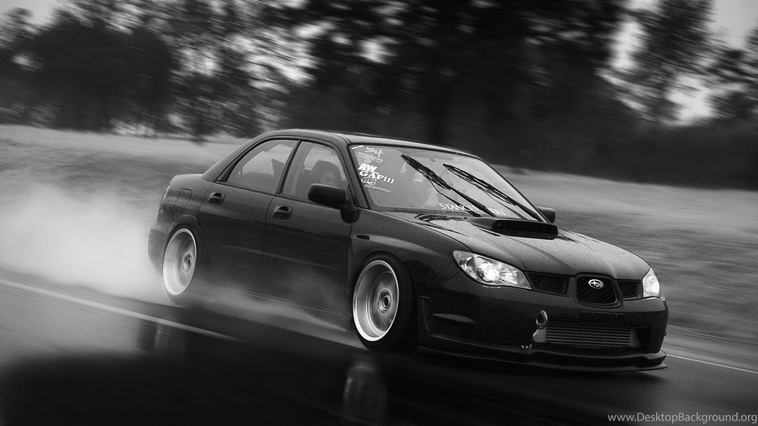 Download Black White Subaru Photography .desktopbackground.org