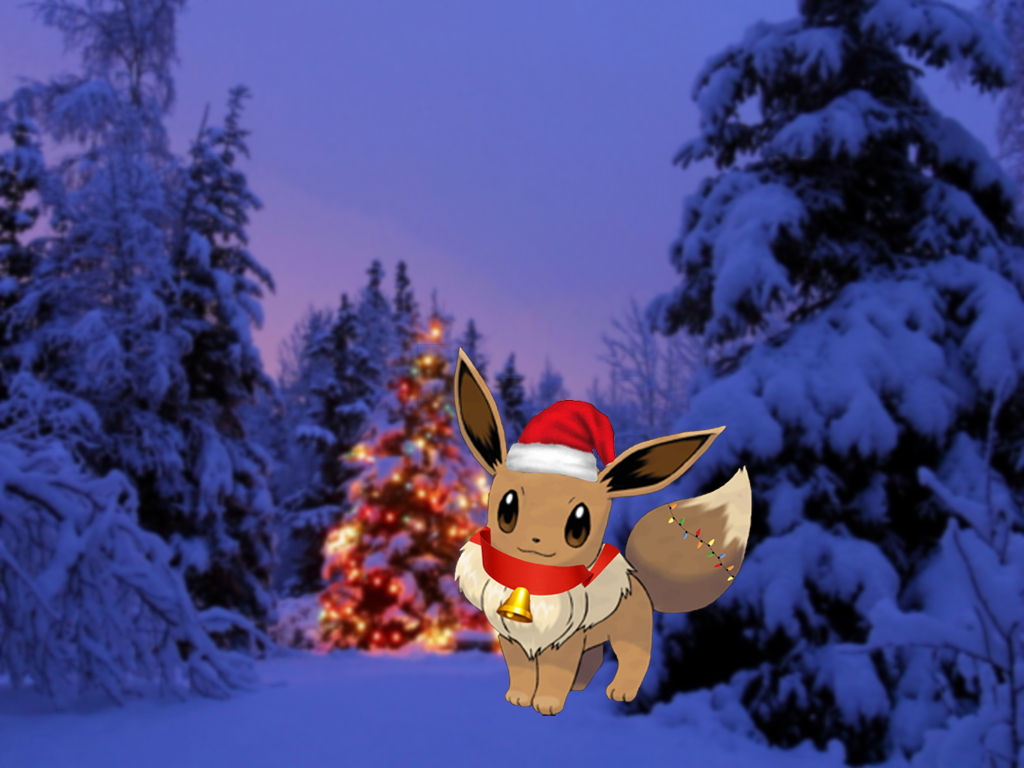 Eevee Christmas Wallpapers - Wallpaper Cave